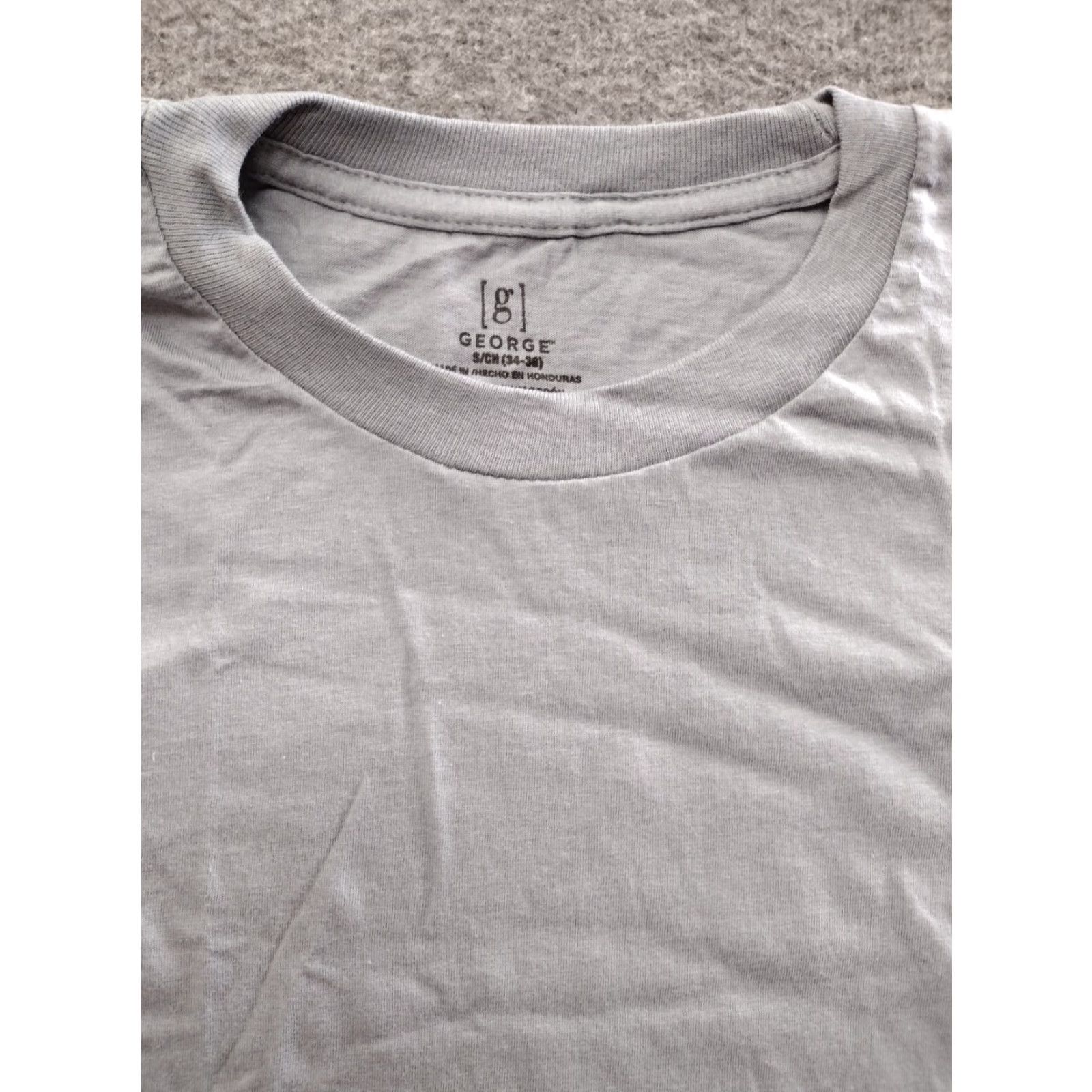 George GEORGE Men's Cotton Gray Short Sleeve T-Shirt S Mens Shirt Gray Cotton 34-36 Vintage Designer Size US S / EU 44-46 / 1 - 3 Thumbnail