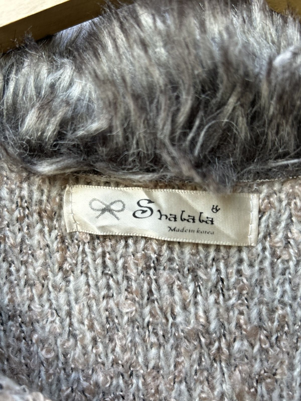 Japanese Brand Mohair Fuzzy Fur Gothic Knit Style Avantgarde Size US M / EU 48-50 / 2 - 7 Thumbnail