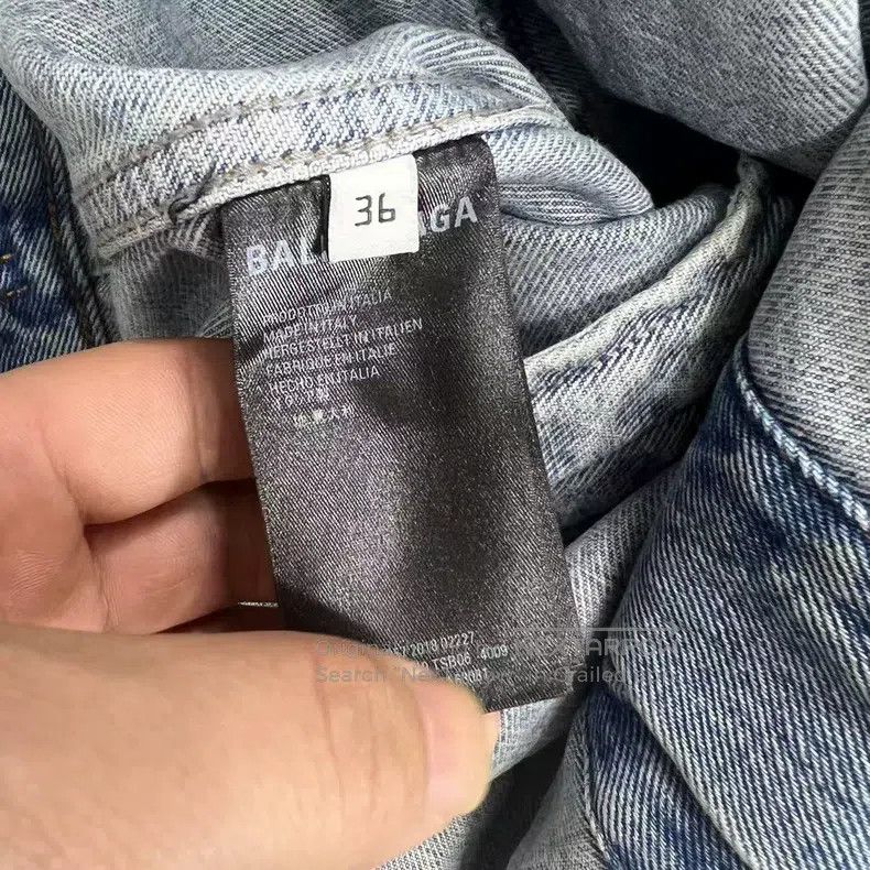 Balenciaga Balenciaga Studded Denim Jacket Size XS / US 0-2 / IT 36-38 - 5 Thumbnail
