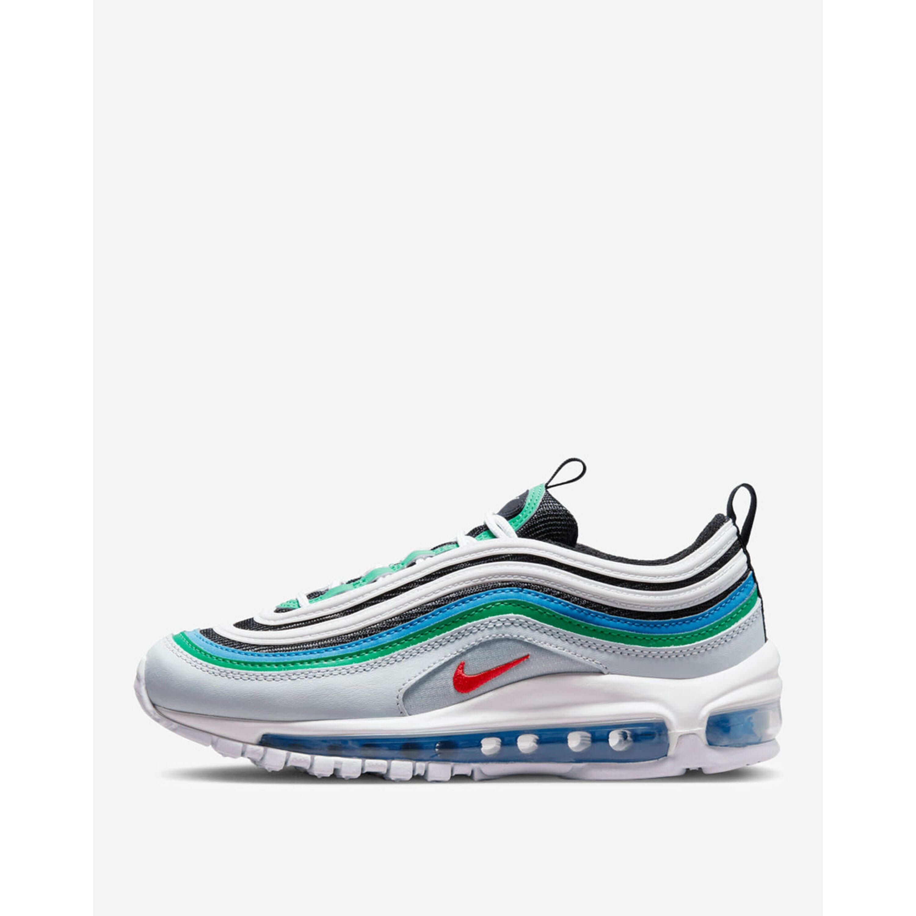 image of Nike Air Max 97 Pure Platinum/light Crimson-Black 921522-031 Shoes in Pure Platinum/Light Crimson/B