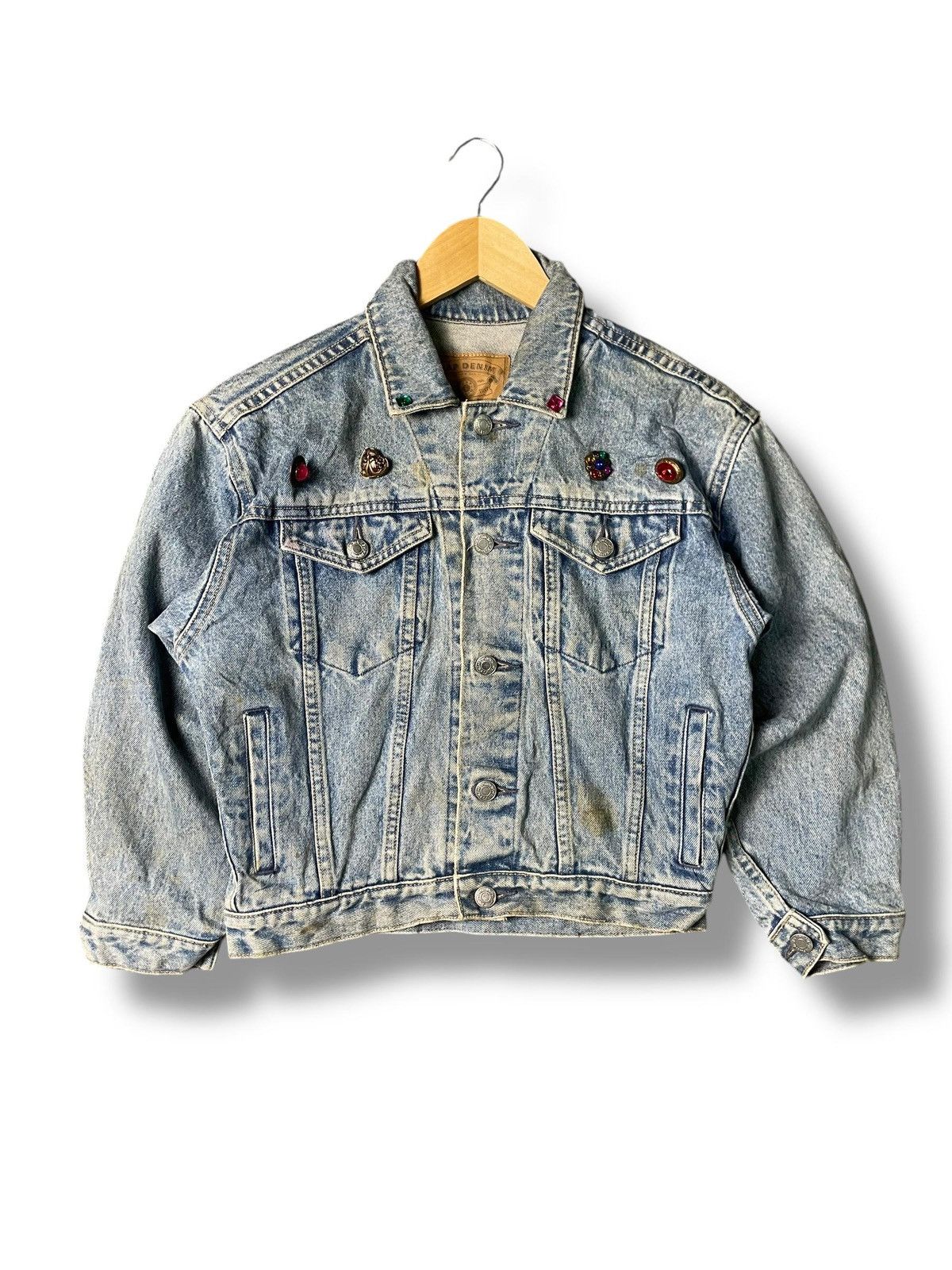 Gap × Vintage VTG Gap Denim Jacket Women (4) Size XS / US 0-2 / IT 36-38 - 1 Thumbnail