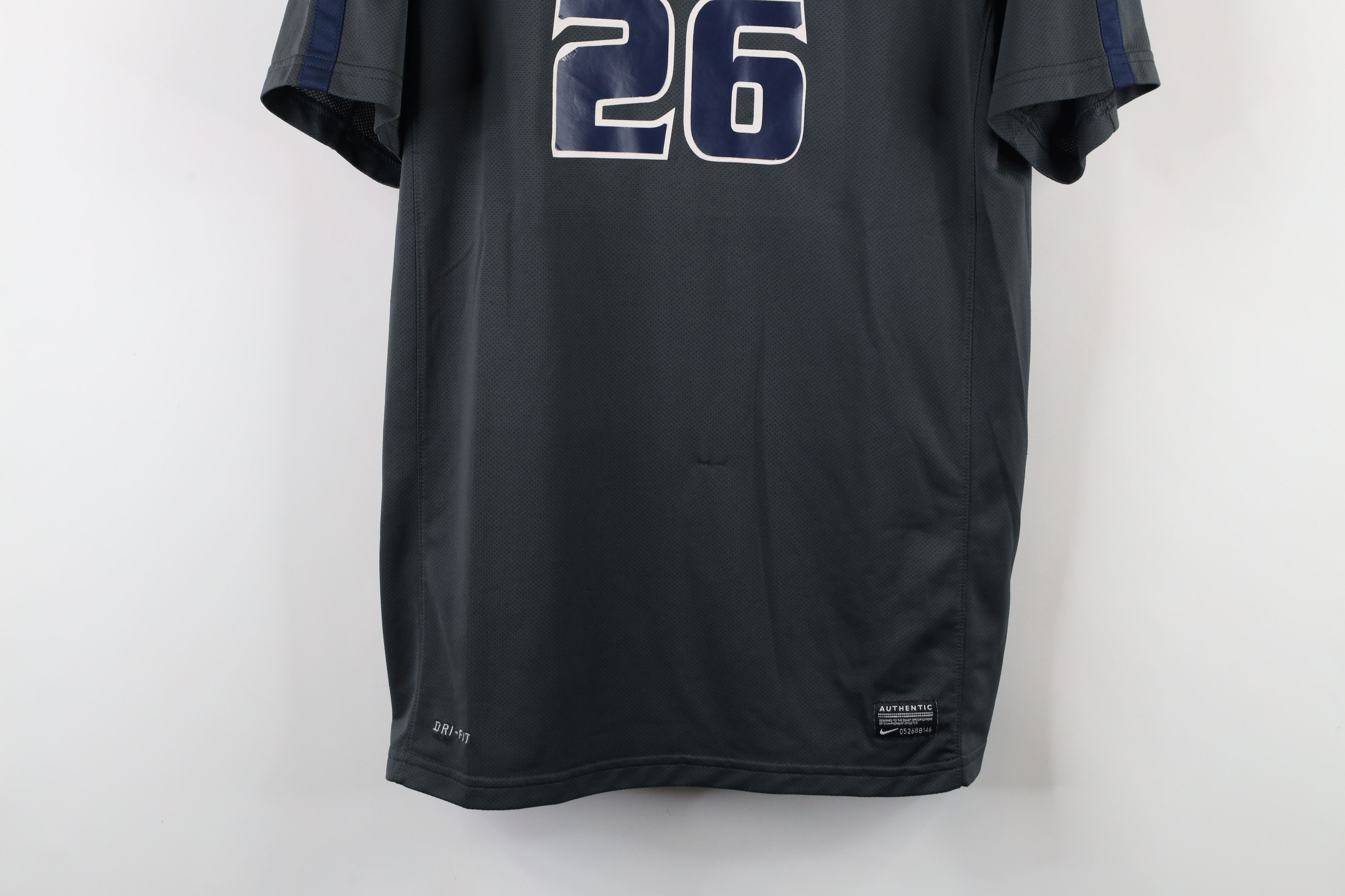 Nike × Vintage Nike Game Worn University of Toledo Soccer Jersey Gray #26 Size US S / EU 44-46 / 1 - 3 Thumbnail