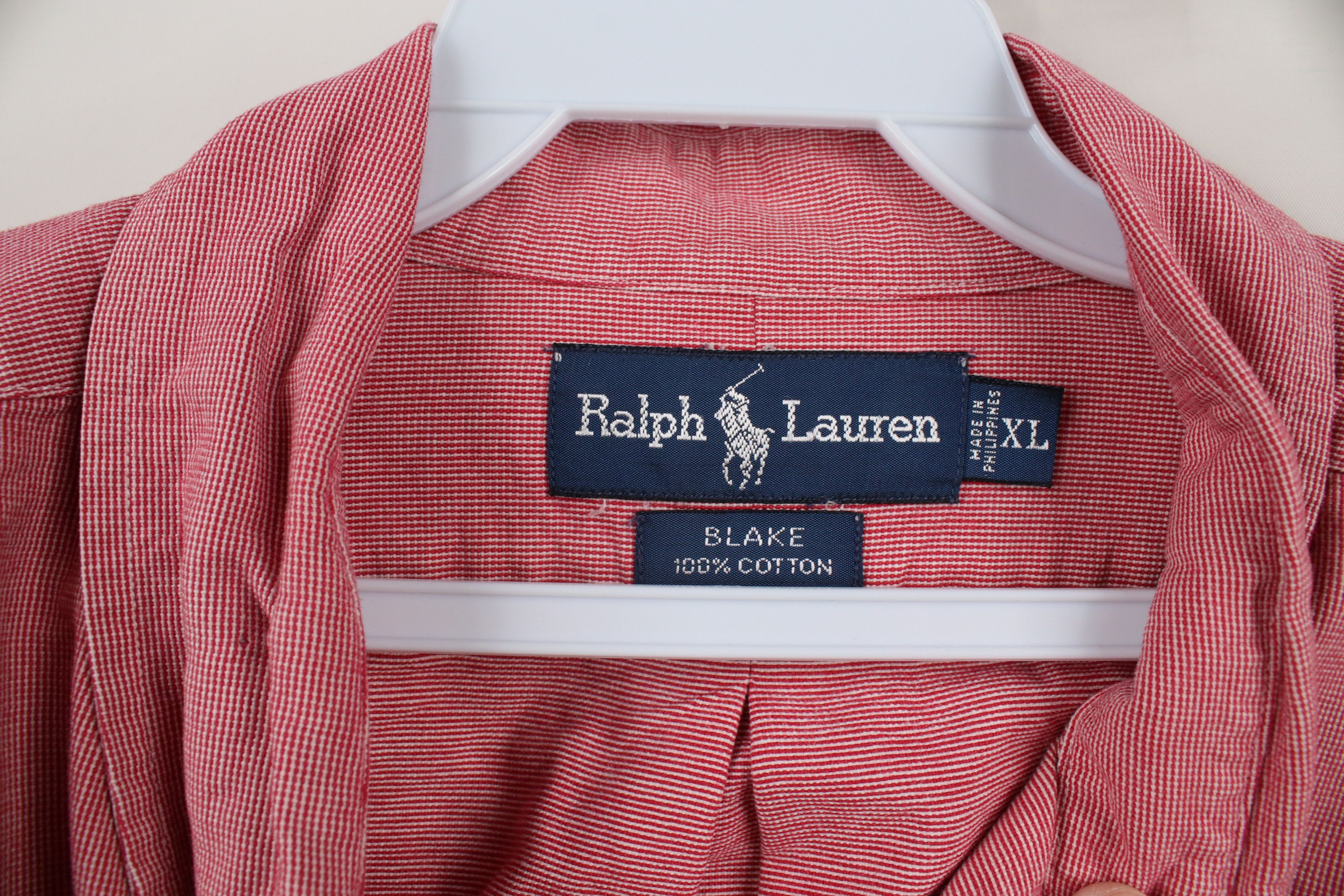Polo Ralph Lauren Vintage 90s Ralph Lauren Heavyweight Collared Button Shirt Size US XL / EU 56 / 4 - 7 Thumbnail