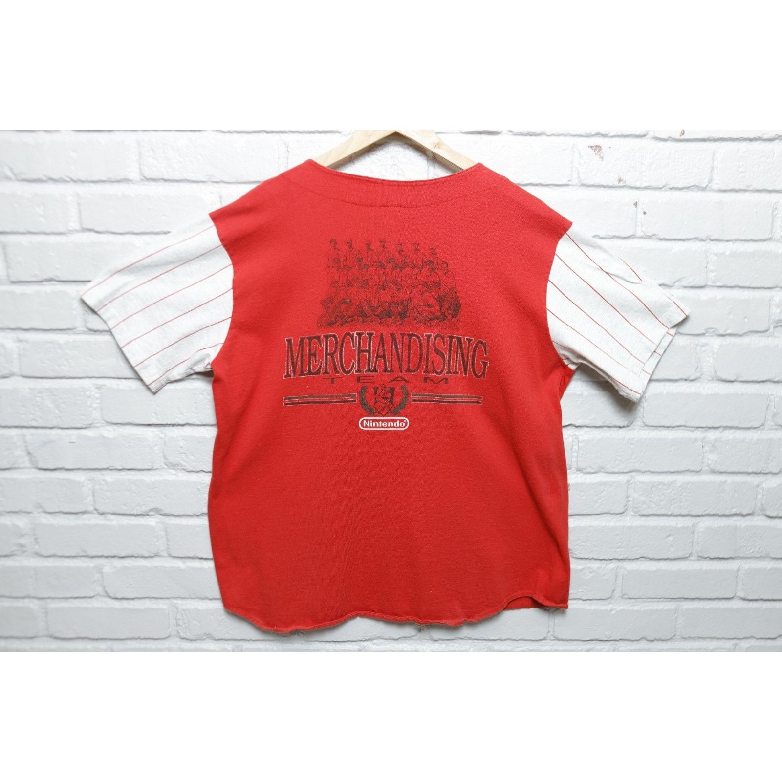 Vintage Nintendo Merchandising Vintage Super Mario Jersey Large 90s Size US L / EU 52-54 / 3 - 2 Thumbnail