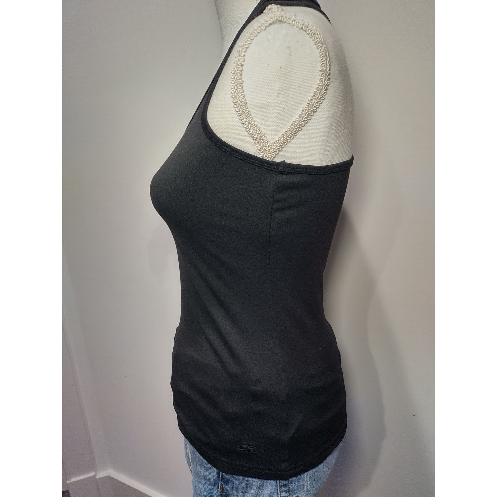 Champion Champion Women Tank Scoop Neck Racerback Sleeveless Black Size S / US 4 / IT 40 - 3 Thumbnail