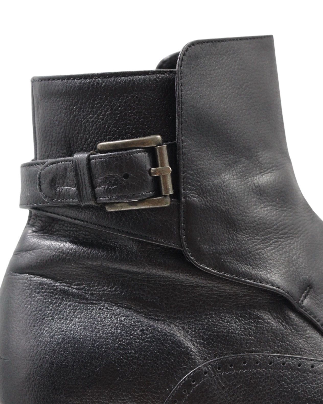 Solid Homme SS2001 SOLID HOMME BY WOOYOUNGMI SIDE-BUCKLE ANKLE BOOTS Size US 8 / EU 41 - 5 Thumbnail