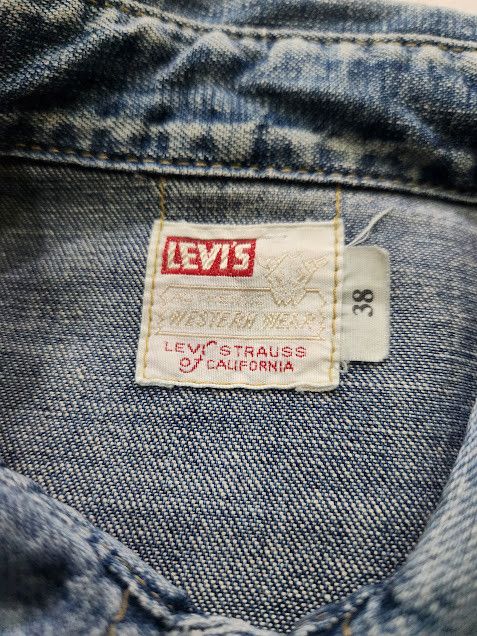 Levi's Vintage Clothing Levi's Western Denim Shirt Big E Size US M / EU 48-50 / 2 - 3 Thumbnail