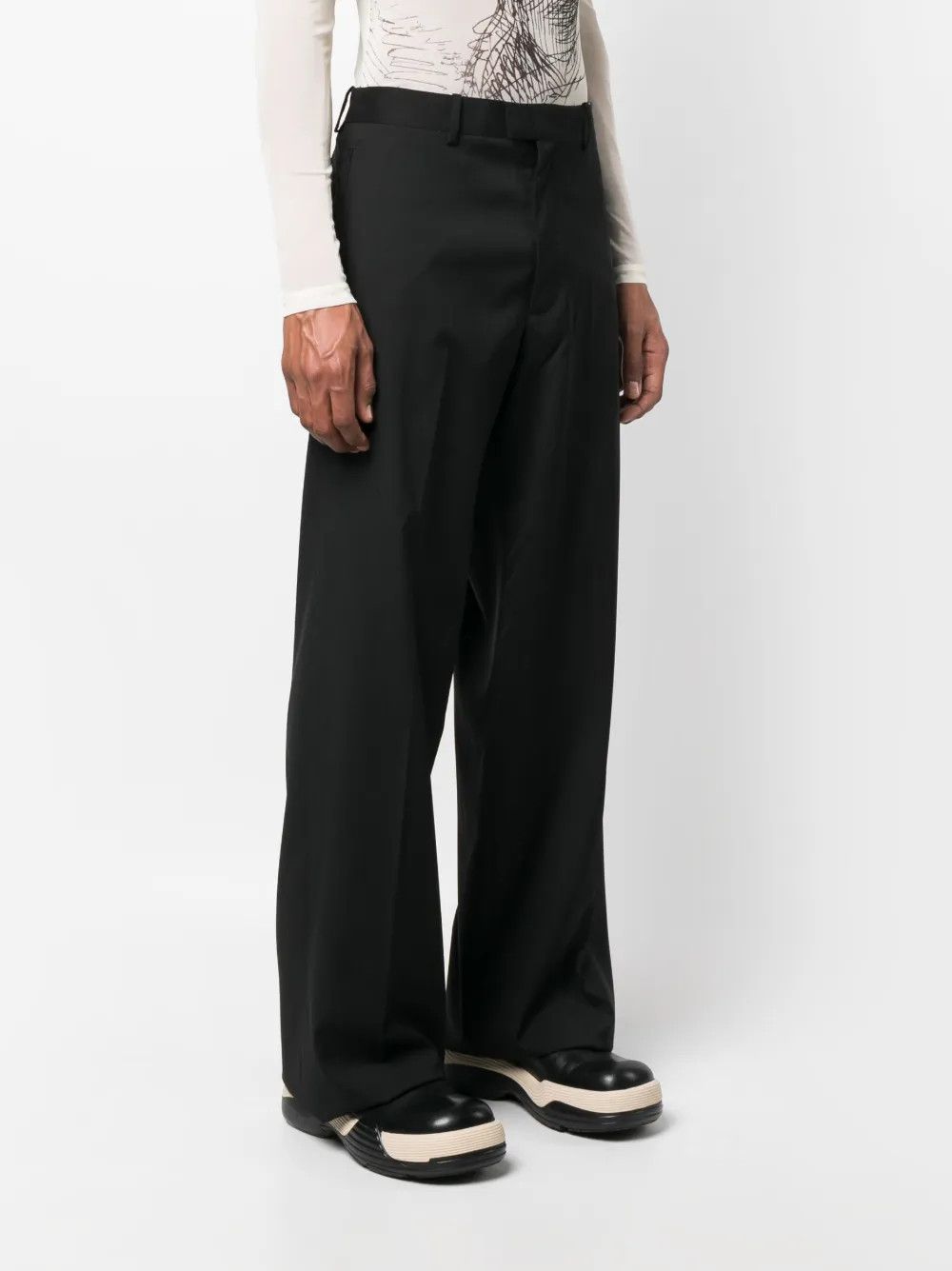 Raf Simons o1y0325 Casual Pant in Black Size US 32 / EU 48 - 2 Thumbnail