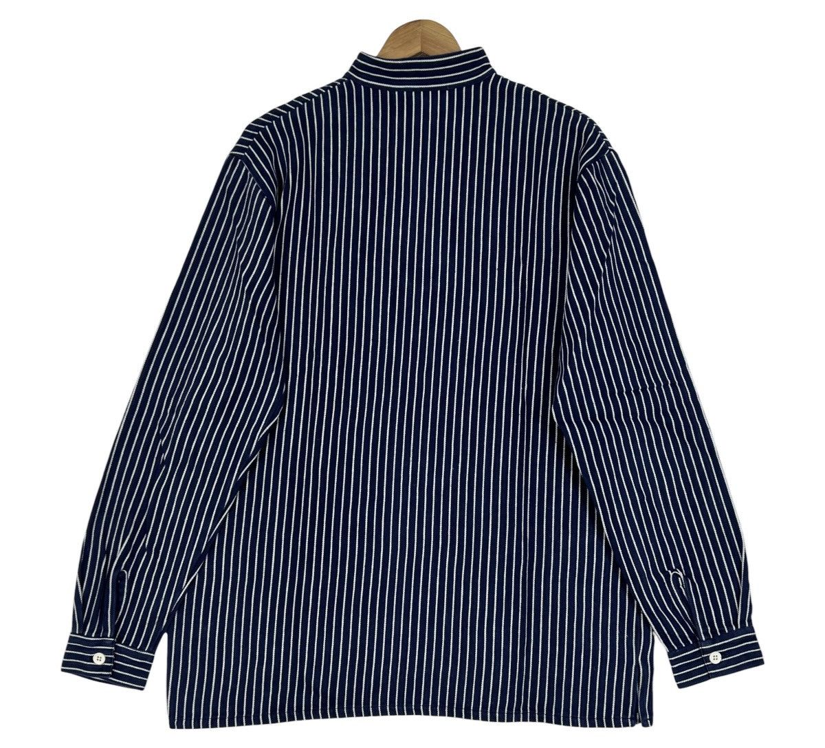Vintage 80s Vintage Traditional German Fisherman’s Smock Shirt Size US L / EU 52-54 / 3 - 2 Thumbnail
