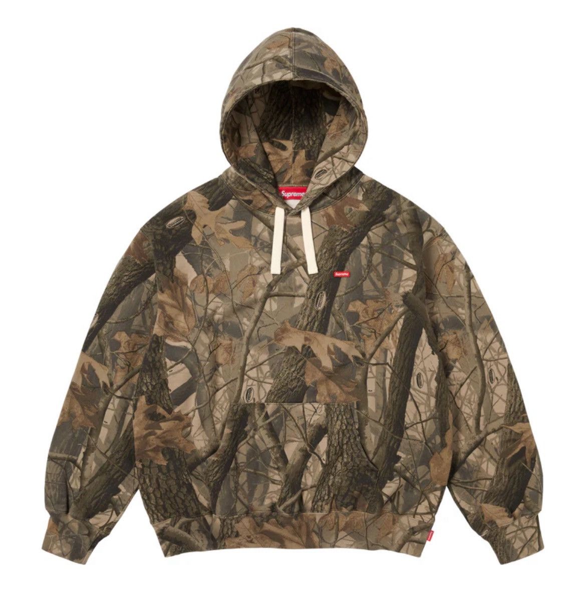 Supreme Supreme Small Box Drawcord Hooded Sweatshirt CamoSize Medium Size US M / EU 48-50 / 2 - 3 Thumbnail