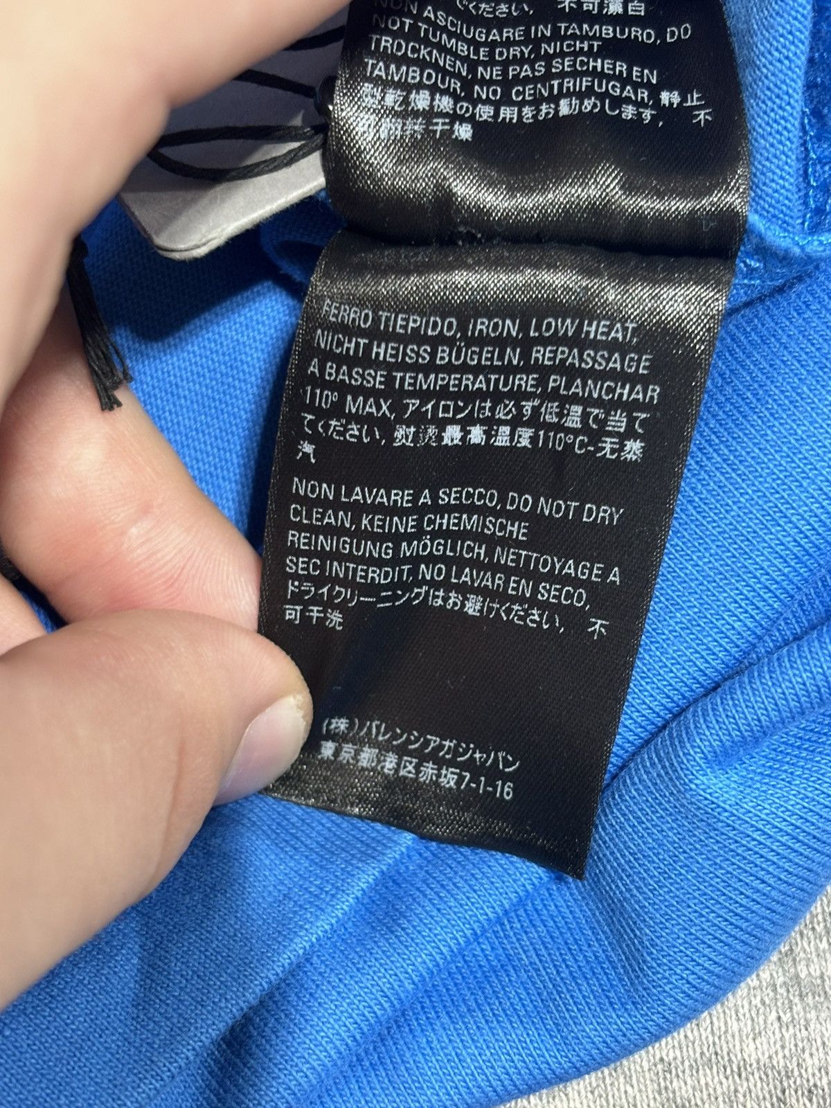 Balenciaga Balenciaga MasterCard Blue Tee Size US M / EU 48-50 / 2 - 10 Thumbnail