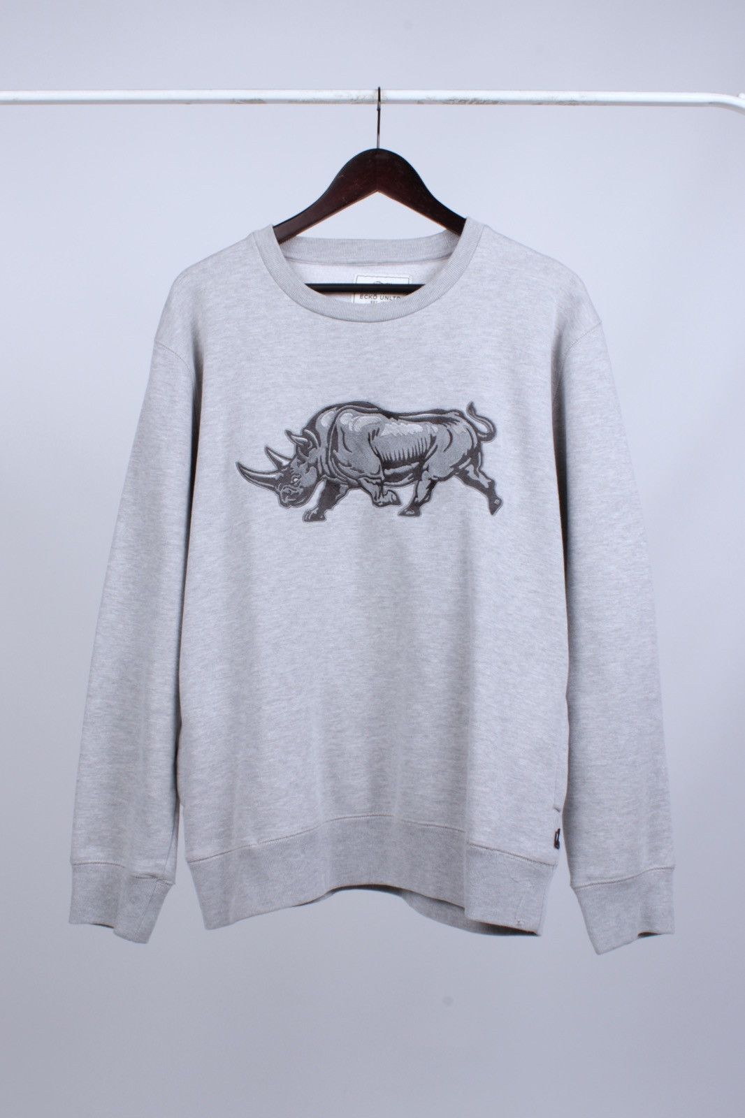 Ecko Unltd. × Vintage ECKO Unltd Vintage Big Logo Rhino Cotton Pockets Sweatshirt Size US L / EU 52-54 / 3 - 1 Thumbnail