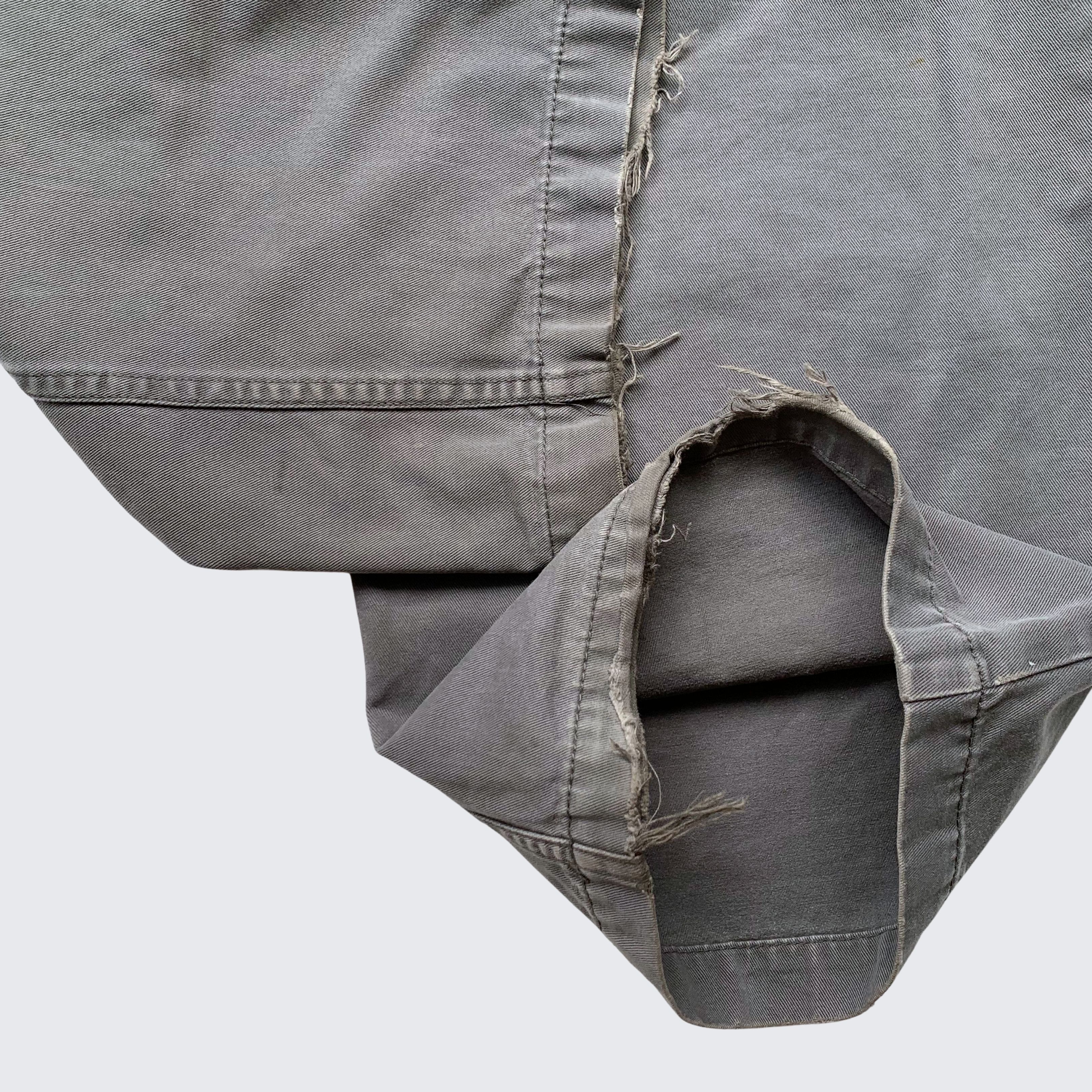 Gap Vintage Grey 1990s GAP Workwear Cargo Heavy Cotton Pants Size US 34 / EU 50 - 6 Thumbnail