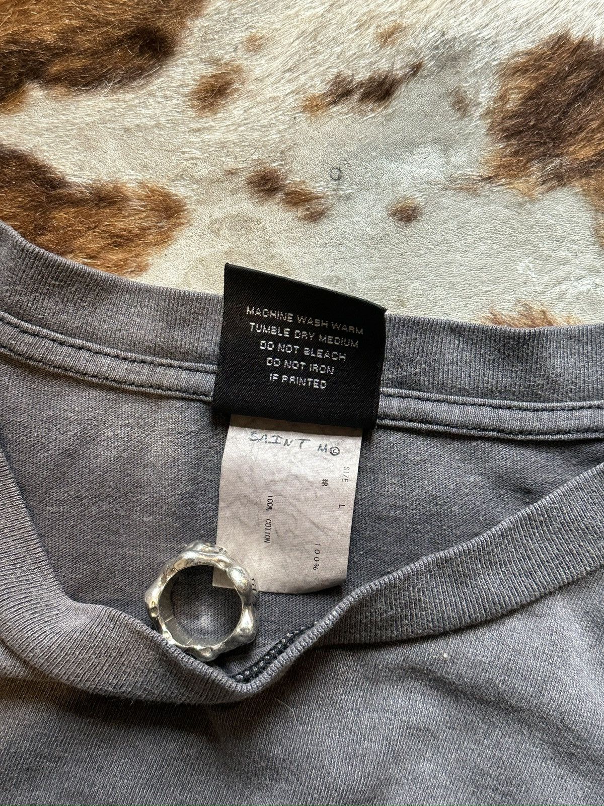 Saint Michael Saint Michael Grey Tee Size US L / EU 52-54 / 3 - 6 Thumbnail