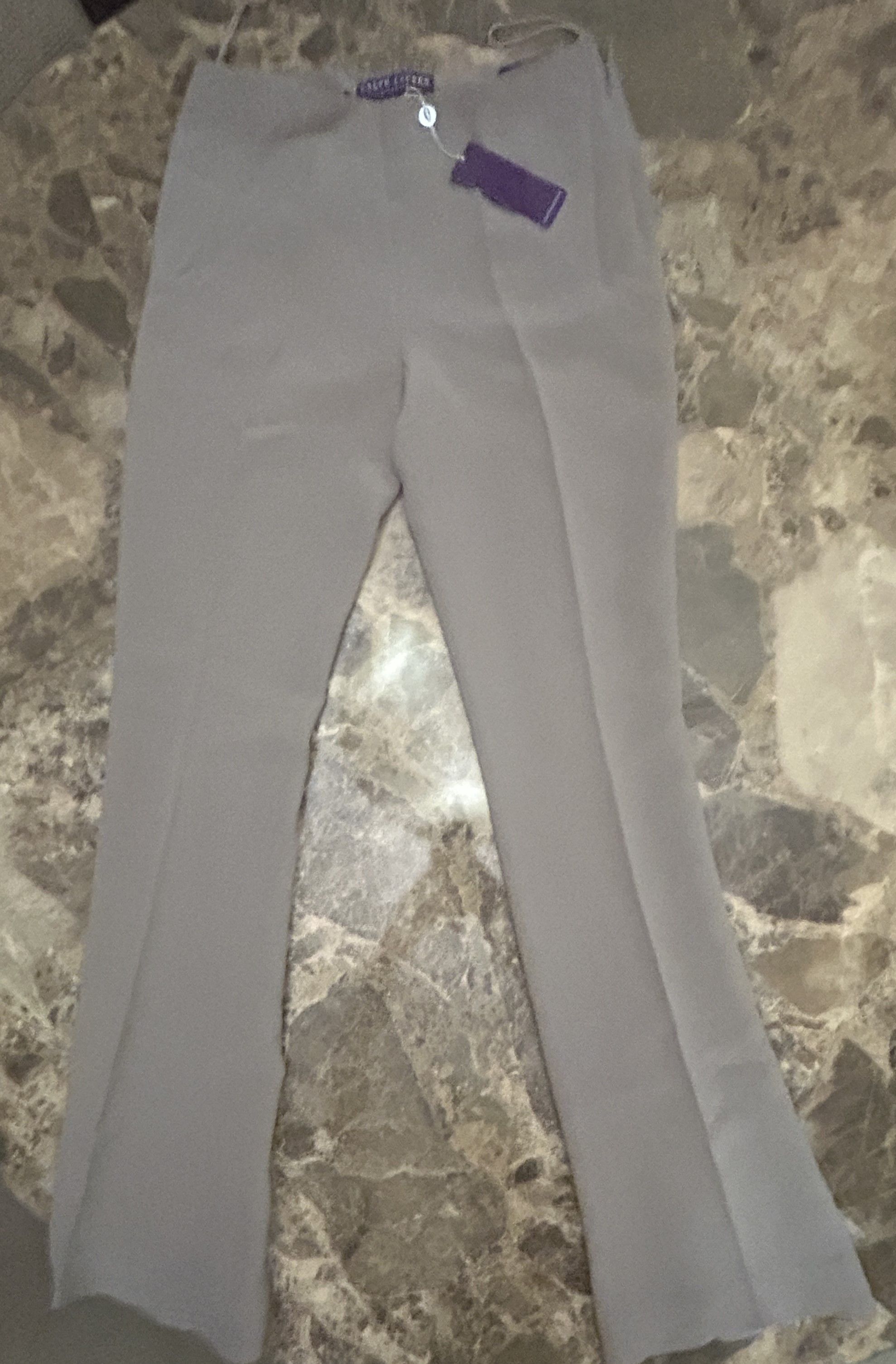 Ralph Lauren Purple Label Ralph Lauren Purple Label Silk Pants Taupe Italy Women’s 8 Size 30" / US 8 / IT 44 - 2 Thumbnail