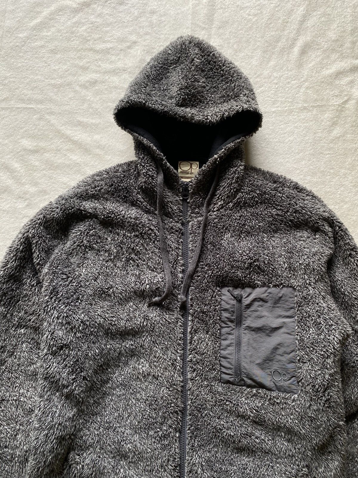 Ocean Pacific Vintage Ocean Pacific Zipper Up Fleece Hoodie Jacket Size US M / EU 48-50 / 2 - 2 Thumbnail