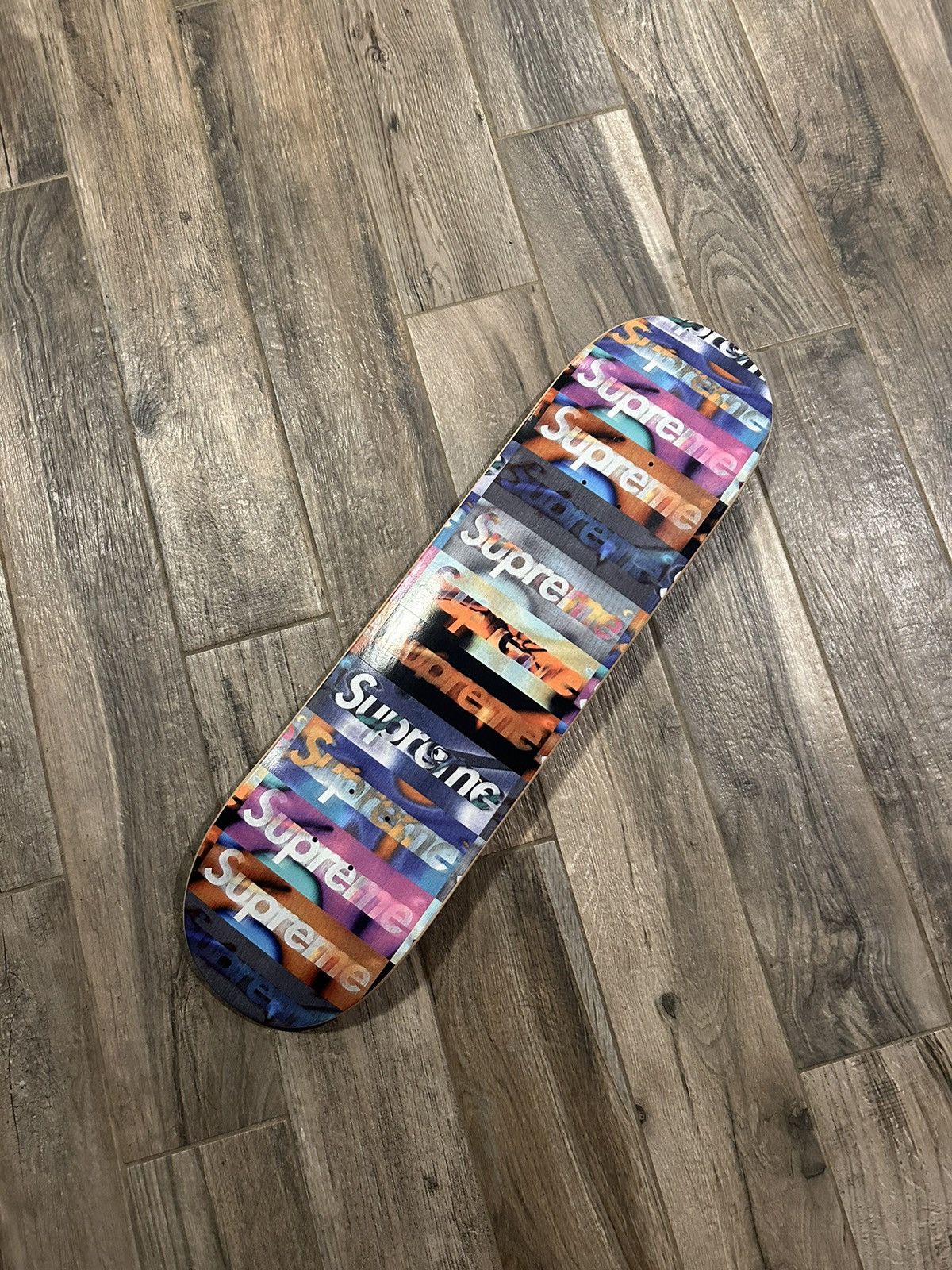 高知インター店 Supreme Supreme Distorted Distorted Deck Logo Distorted Skateboard  デッキ Supreme スケートボード