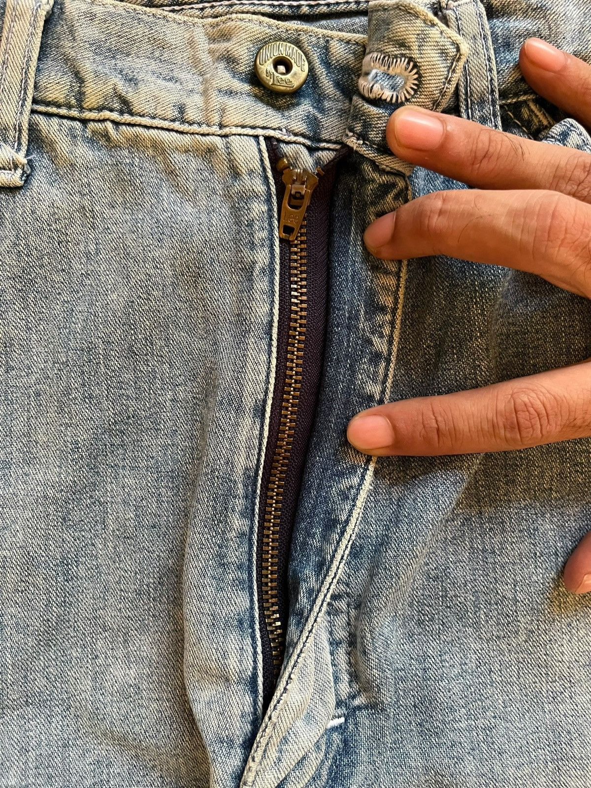 Lee Vintage Lee Union Made Sanforized Carpenter Baggy Jeans Size US 30 / EU 46 - 3 Thumbnail