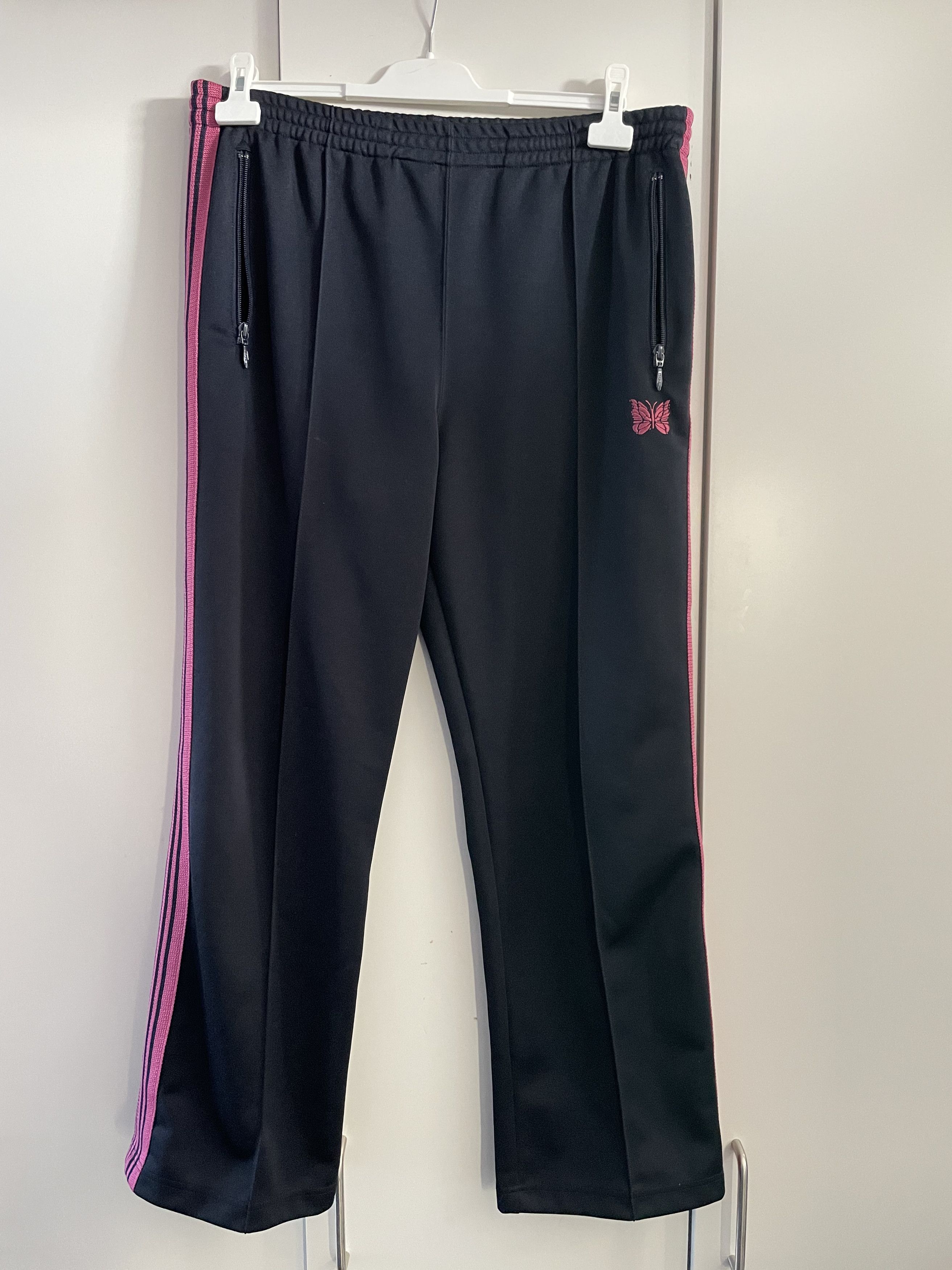 Needles Needles Track Pants - Poly Smooth (wide leg) | Grailed