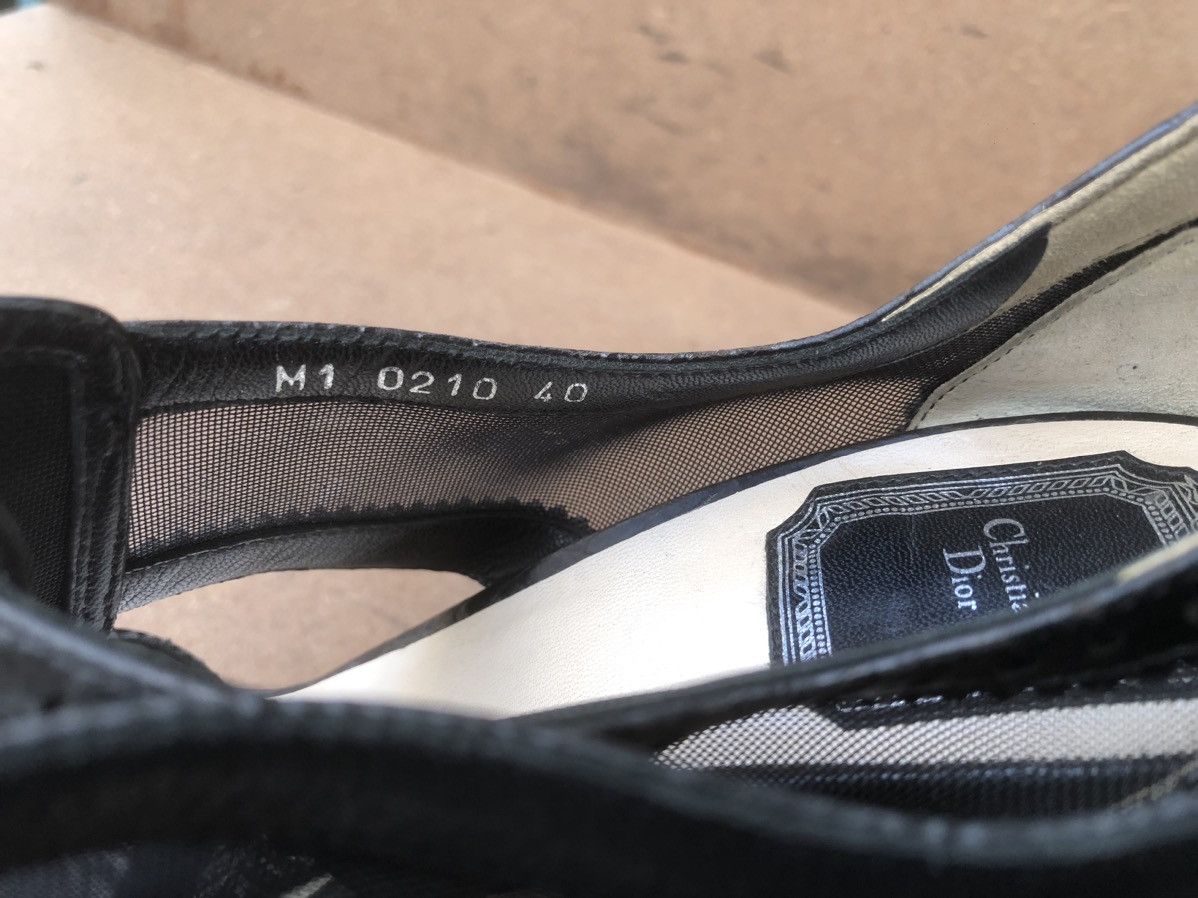 Christian Dior Monsieur Christian Dior Black Calfskin Leather Women’s Heels Size 40 Size US 10 / IT 40 - 14 Thumbnail
