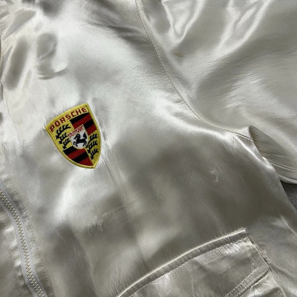 Porsche Design × Vintage PORSCHE STYLE AUTO SATIN JACKET EMBROIDERED LOGO SIZE M Size US M / EU 48-50 / 2 - 10 Thumbnail