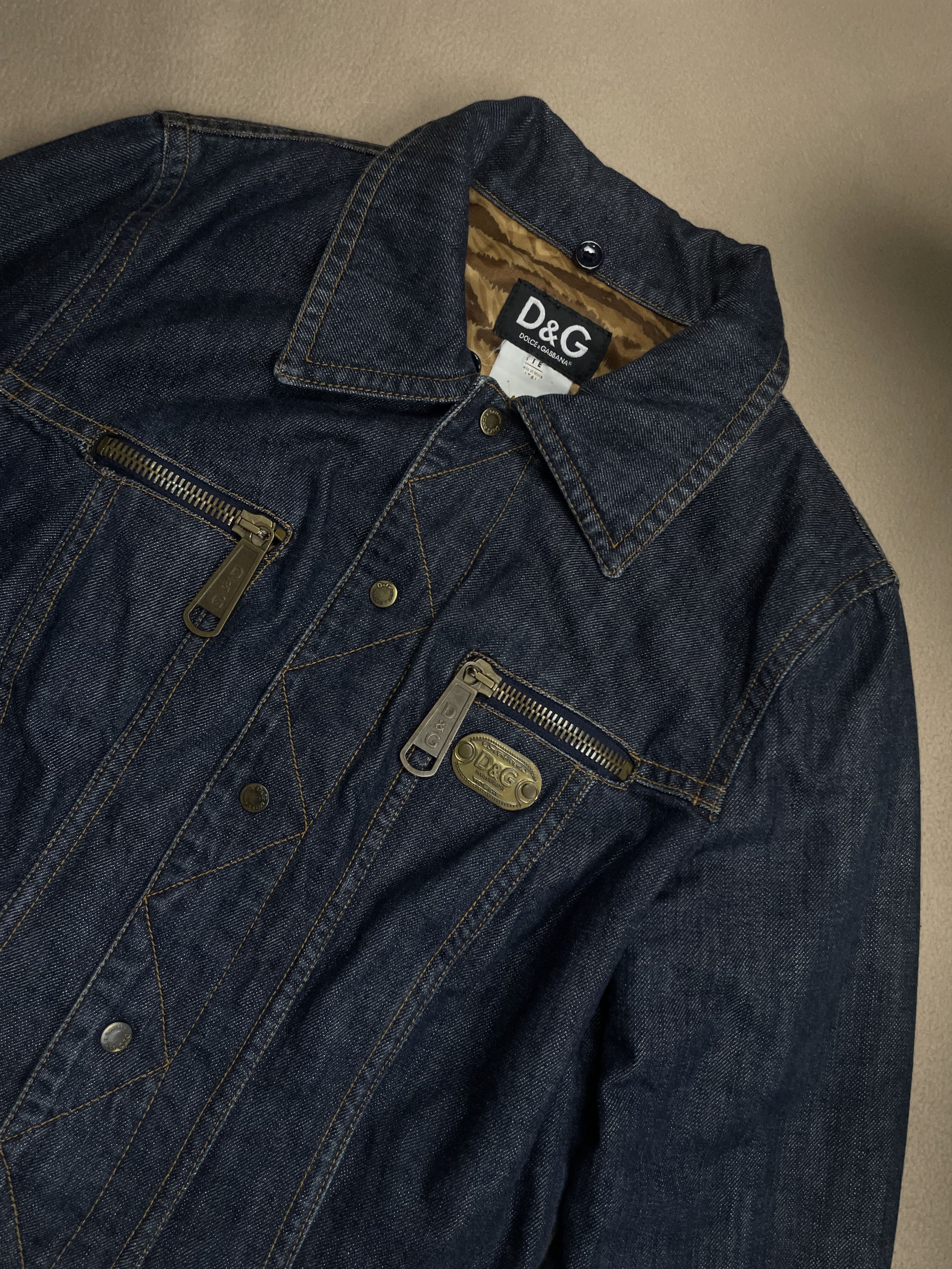 Dolce & Gabbana Dolce And Gabbana Casual Jacket New Money Style Size L-M Size L / US 10 / IT 46 - 3 Thumbnail