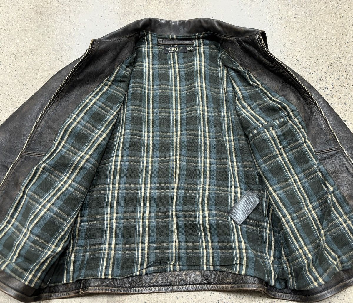 RRL Ralph Lauren RRL Double RL 1930s Leather Jacket ，size M Size US M / EU 48-50 / 2 - 10 Thumbnail
