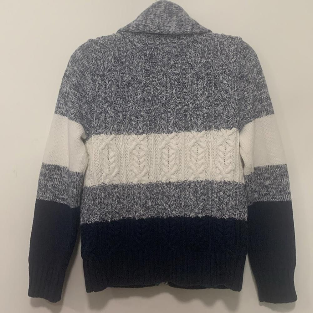 Tommy Hilfiger TOMMY HILFIGER Chunky Cotton XS Cardigan Button Down Warm Size US XS / EU 42 / 0 - 8 Thumbnail