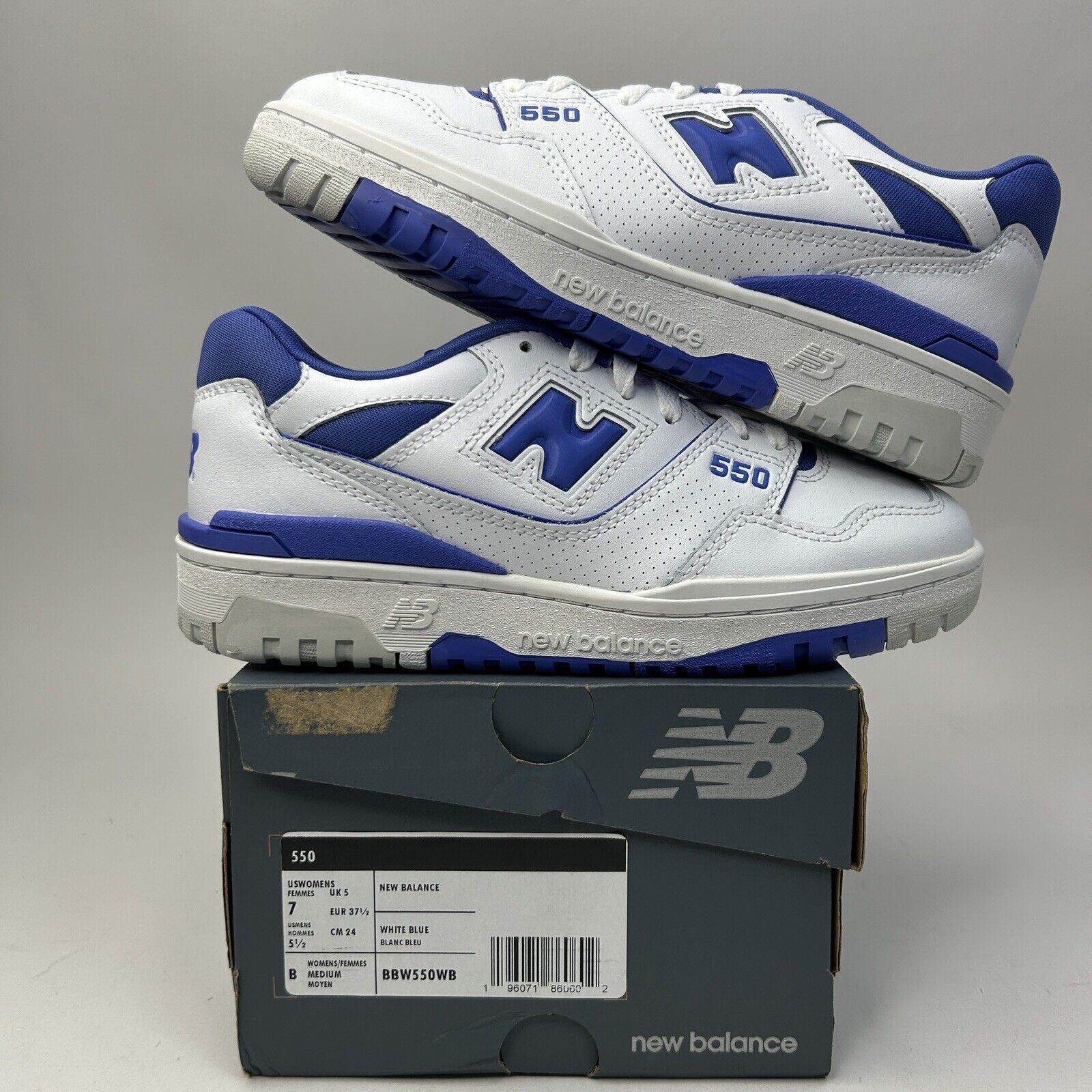 New Balance New Balance 550 WMNS Sneakers “Aura Purple” 2023 Size US 7 / IT 37 - 1 Thumbnail