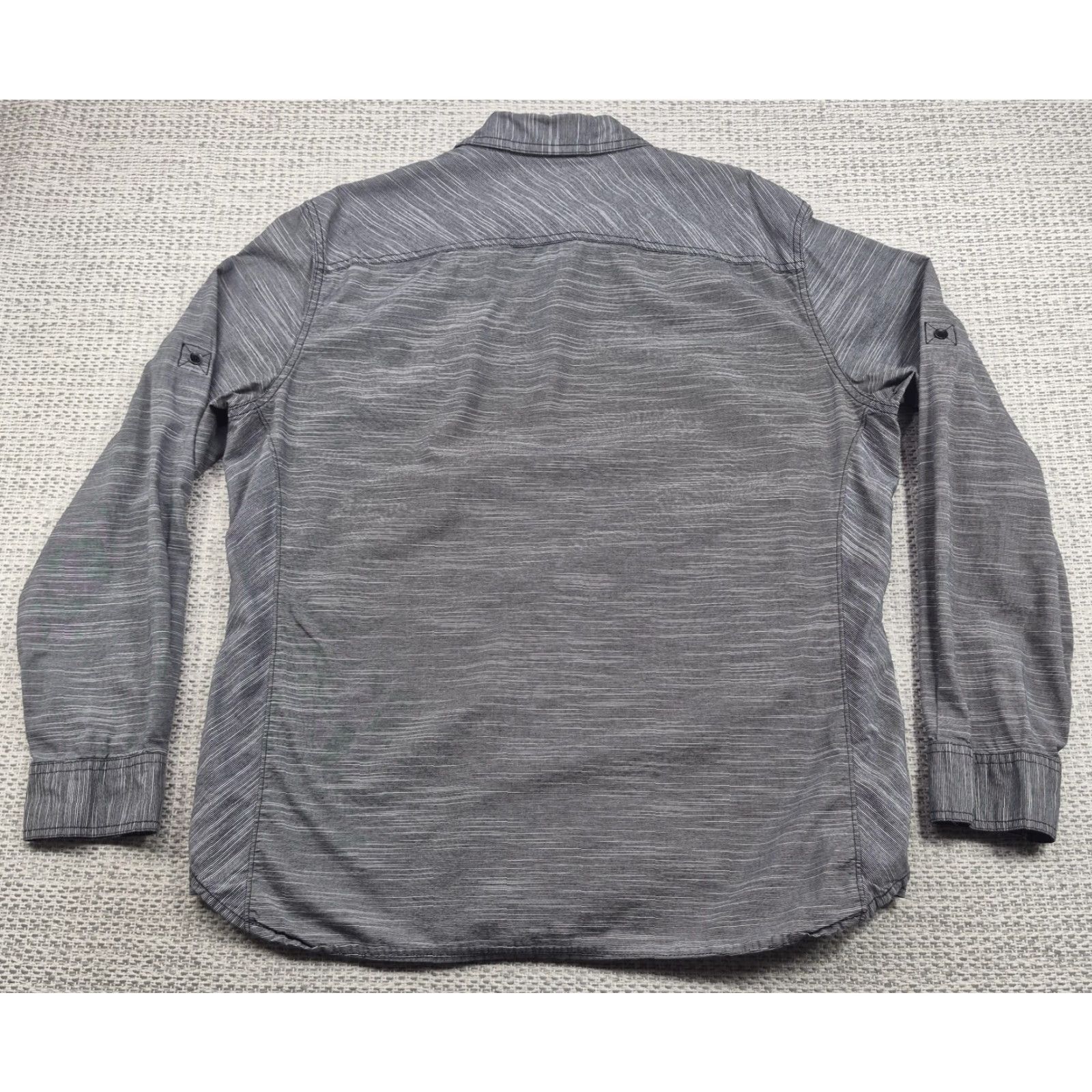 Vintage Rock & Republic Button Up Shirt Mens XL Gray Stretch Long Sleeve Casual Shirt Size US XL / EU 56 / 4 - 6 Thumbnail