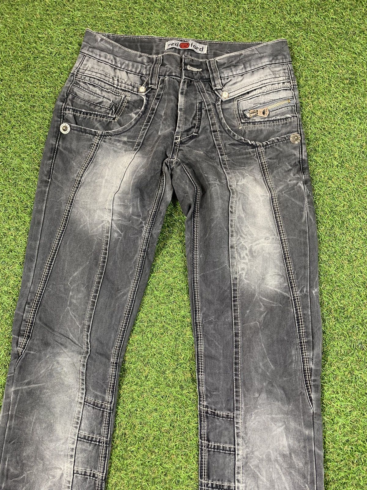 Japanese Brand Vintage Y2K Jeans faded denim Japanese style Size US 30 / EU 46 - 2 Thumbnail