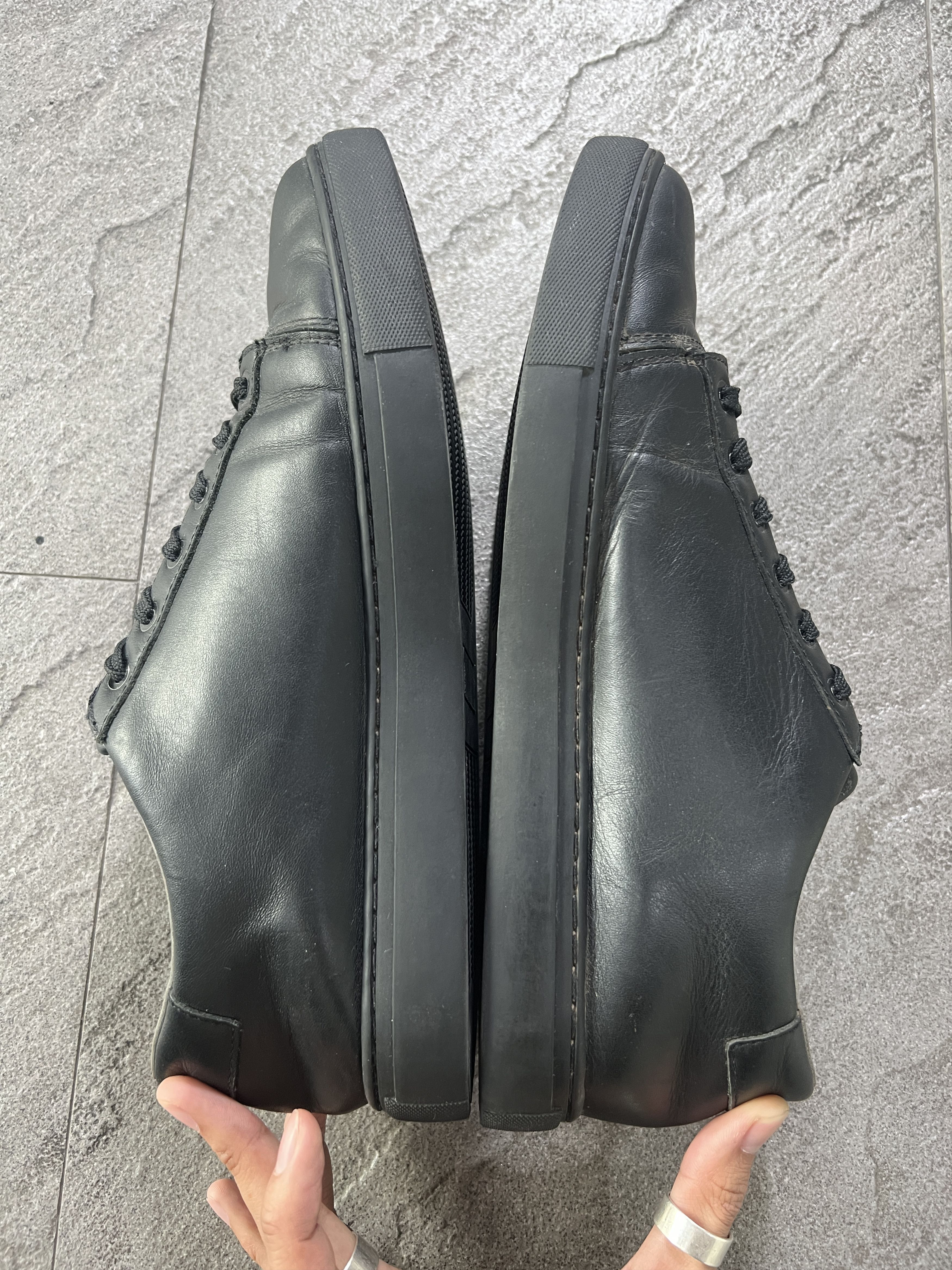 A-COLD-WALL* A Cold Wall ACW Leather Panel Sneakers Black US9 Size US 9 / EU 42 - 5 Thumbnail