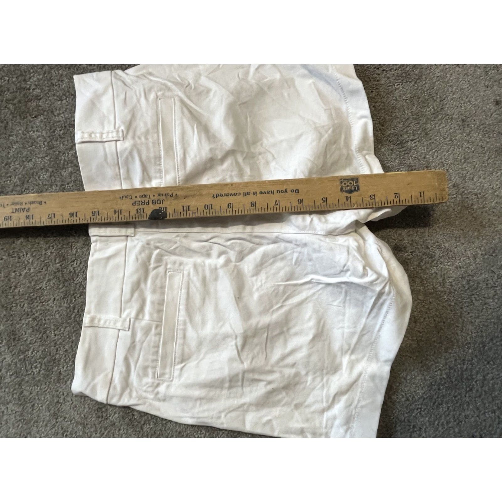 J.Crew J.CREW Shorts Women Size 6 White Cotton Pocket Chino Solid Womens Size 28" / US 6 / IT 42 - 4 Thumbnail