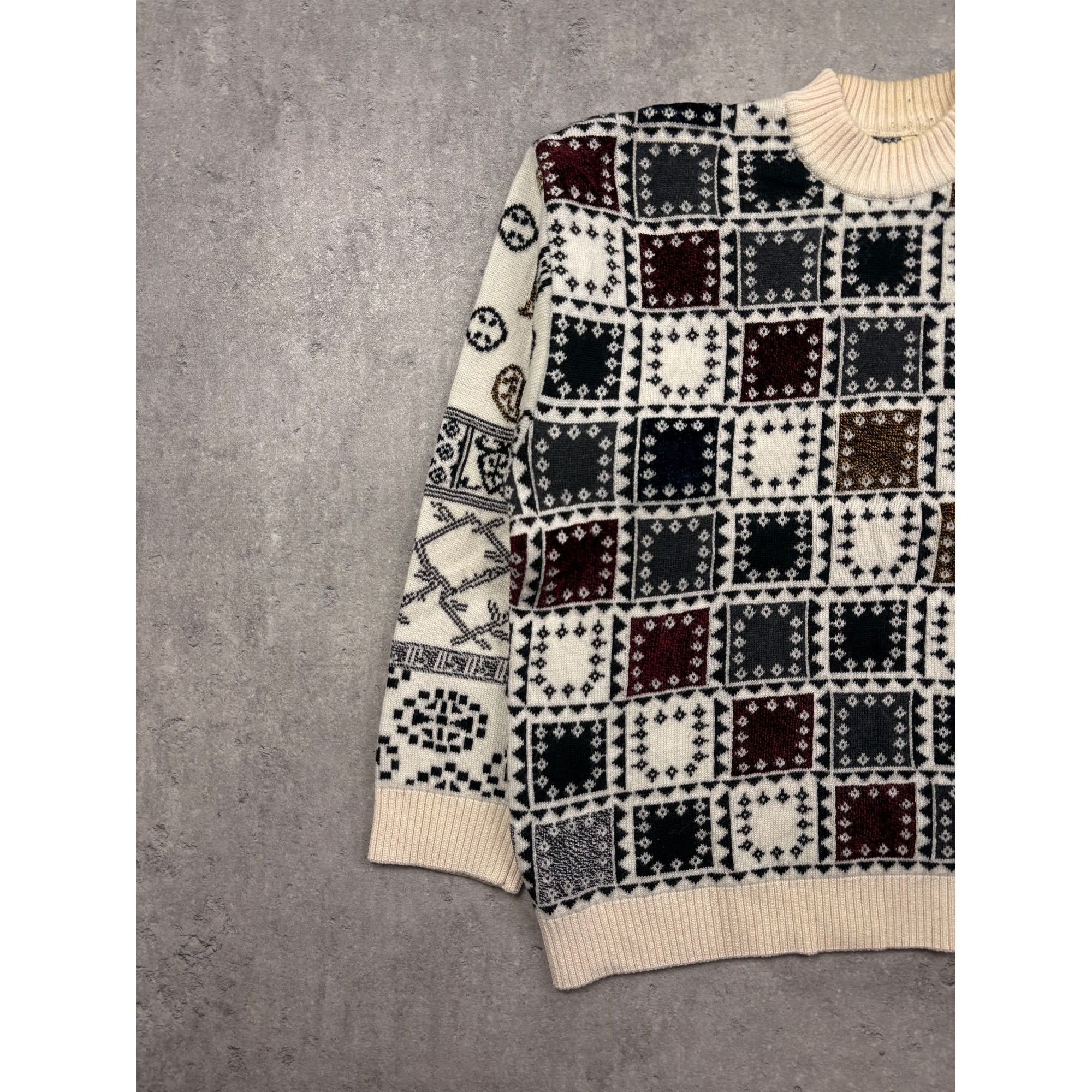 Japanese Brand The Minimalist Aesthetic: Japanese Style Textured Knit Sweat Size US L / EU 52-54 / 3 - 2 Thumbnail
