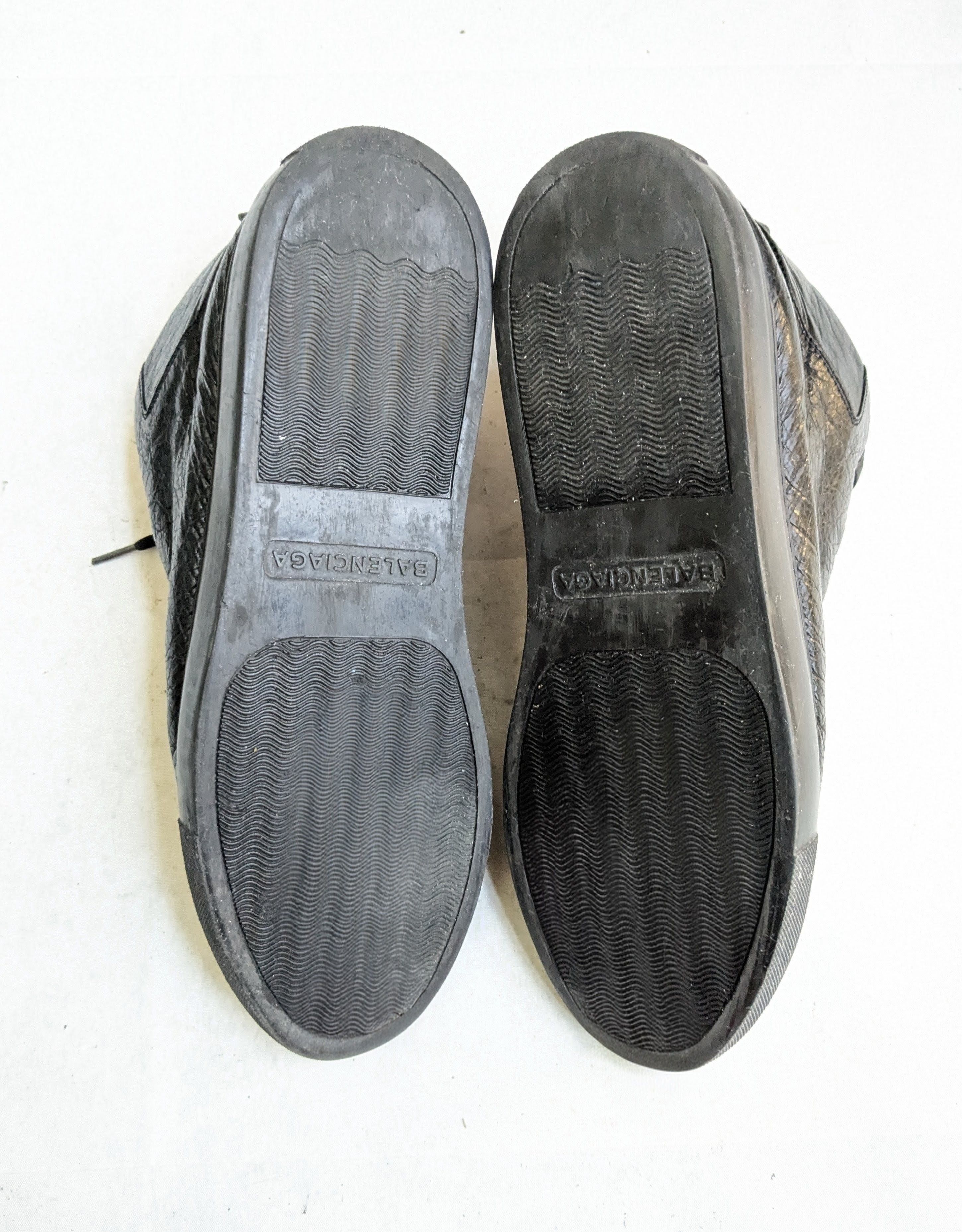 Balenciaga Balenciaga Arena Sneakers Black 11 High Tops Leather Size US 11 / EU 44 - 16 Thumbnail