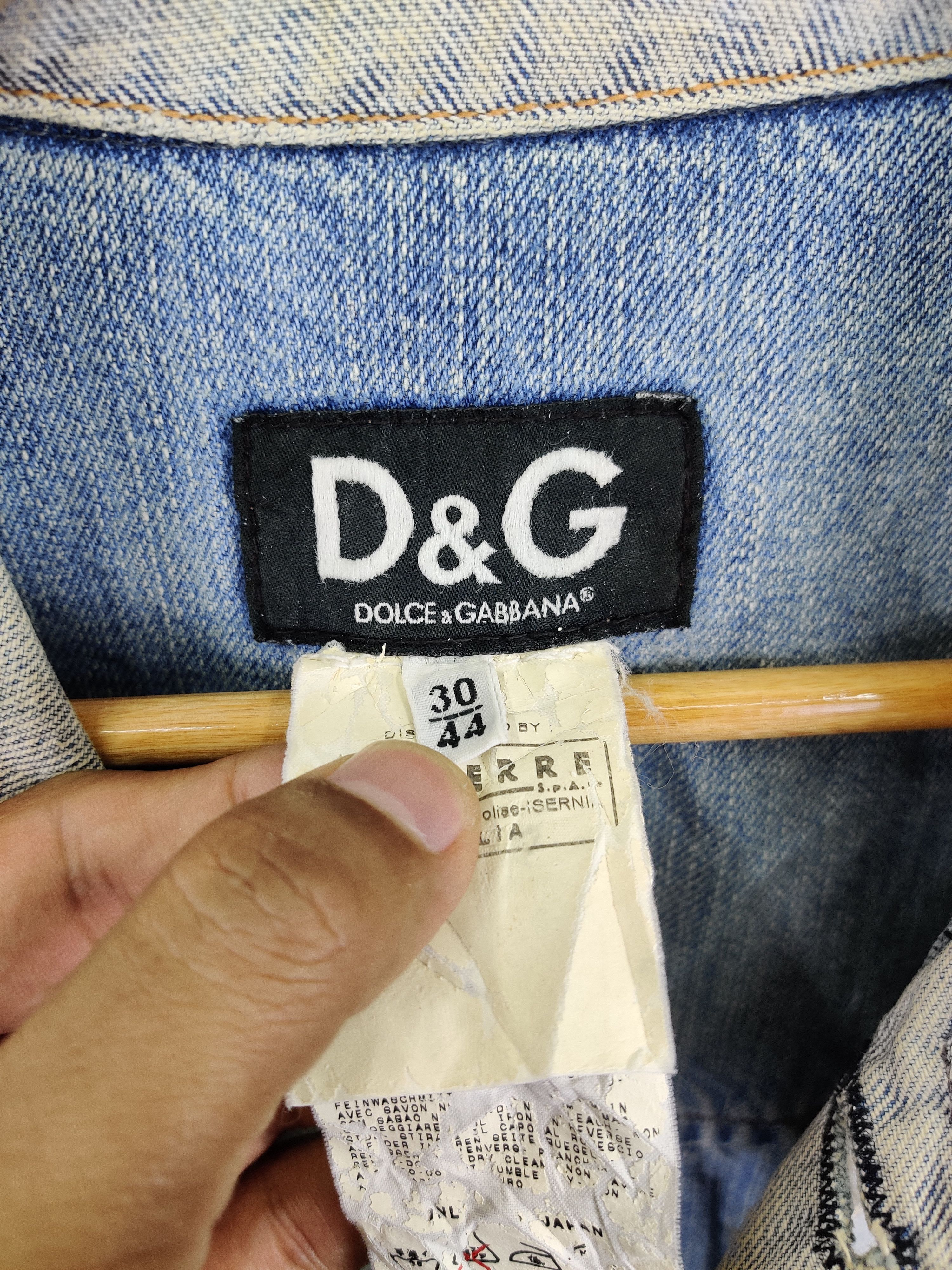 Dolce & Gabbana Vintage Dolce & Gabbana Denim Trucker Jacket Size US M / EU 48-50 / 2 - 13 Thumbnail