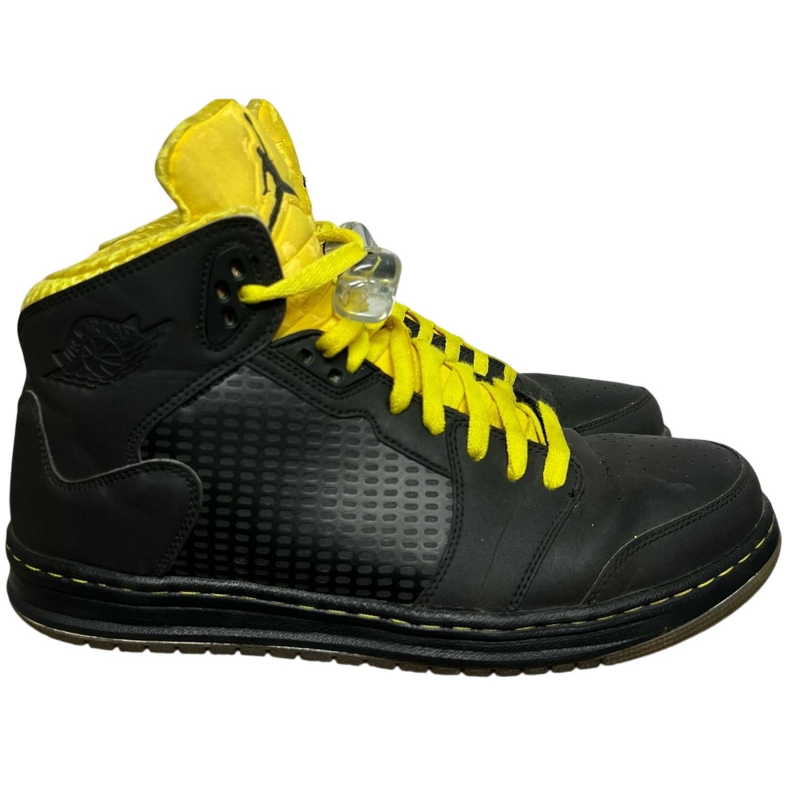 Jordan Brand Rare 2011 Nike Air Jordan 1 Prime 5 'Black Sonic Yellow' Size US 11 / EU 44 - 2 Thumbnail