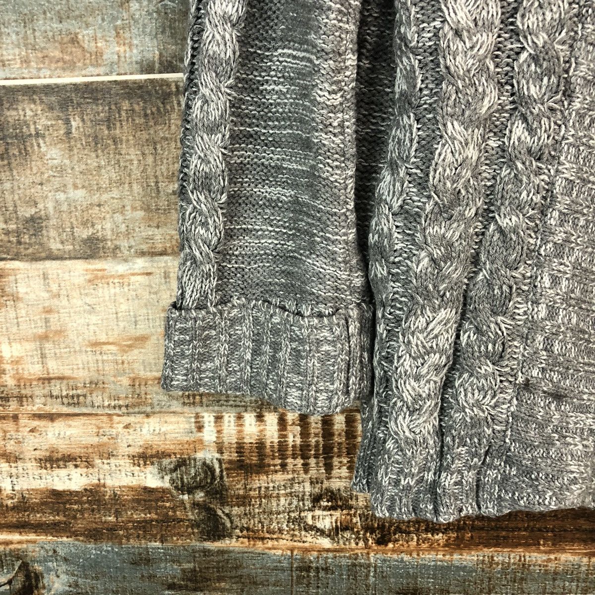 Homespun Knitwear Putietal Grey Cardigan Knitwear #A2344 Size M / US 6-8 / IT 42-44 - 7 Thumbnail