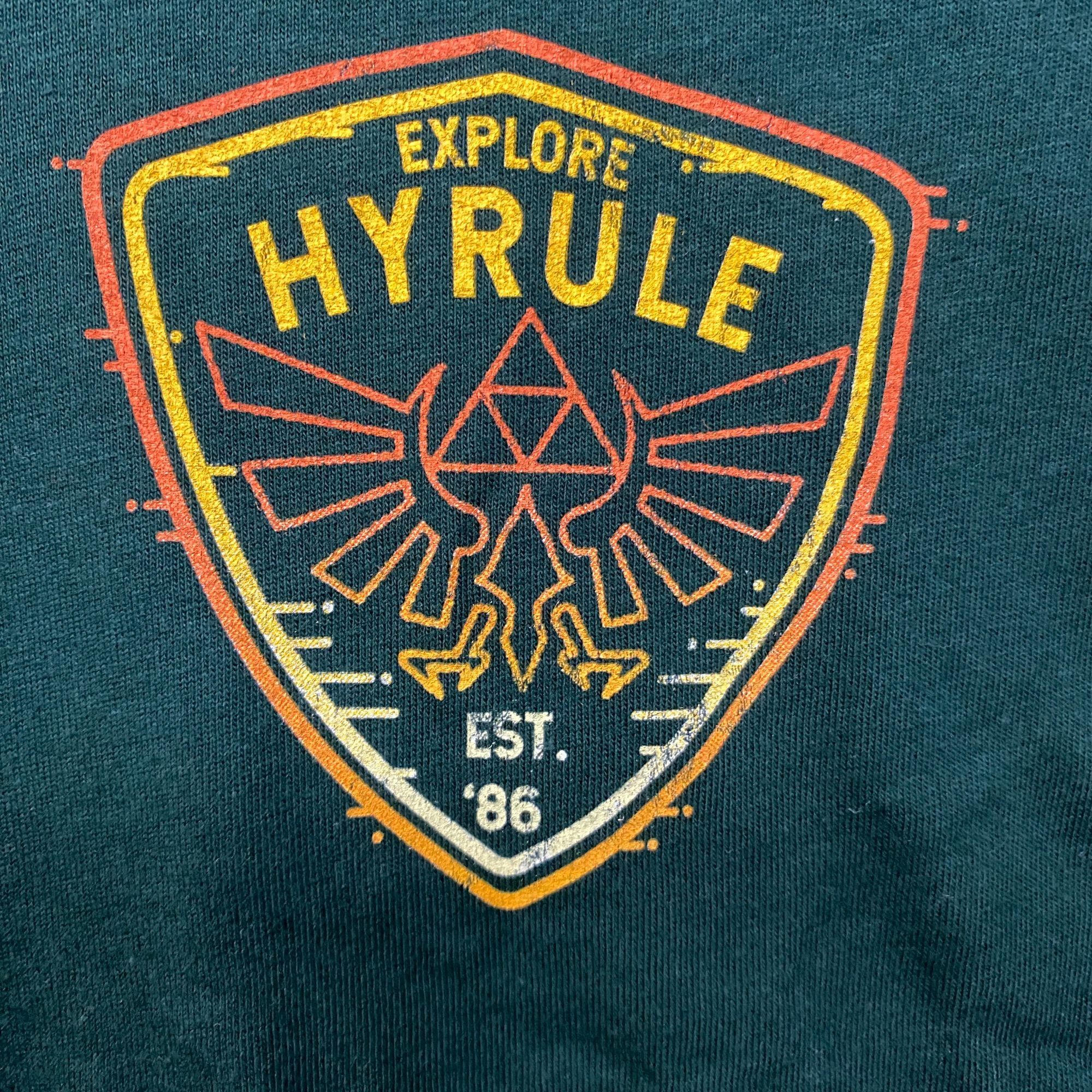 Nintendo The Legend Of Zelda Hyrule Shield graphic Design T-Shirt 2XL Size US XXL / EU 58 / 5 - 3 Thumbnail