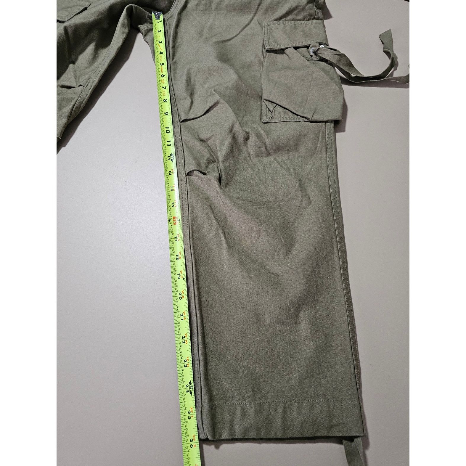 Allsaints ALLSAINTS Military Green Kora Trousers Straight Fit Cargo 32 Size US 32 / EU 48 - 7 Thumbnail