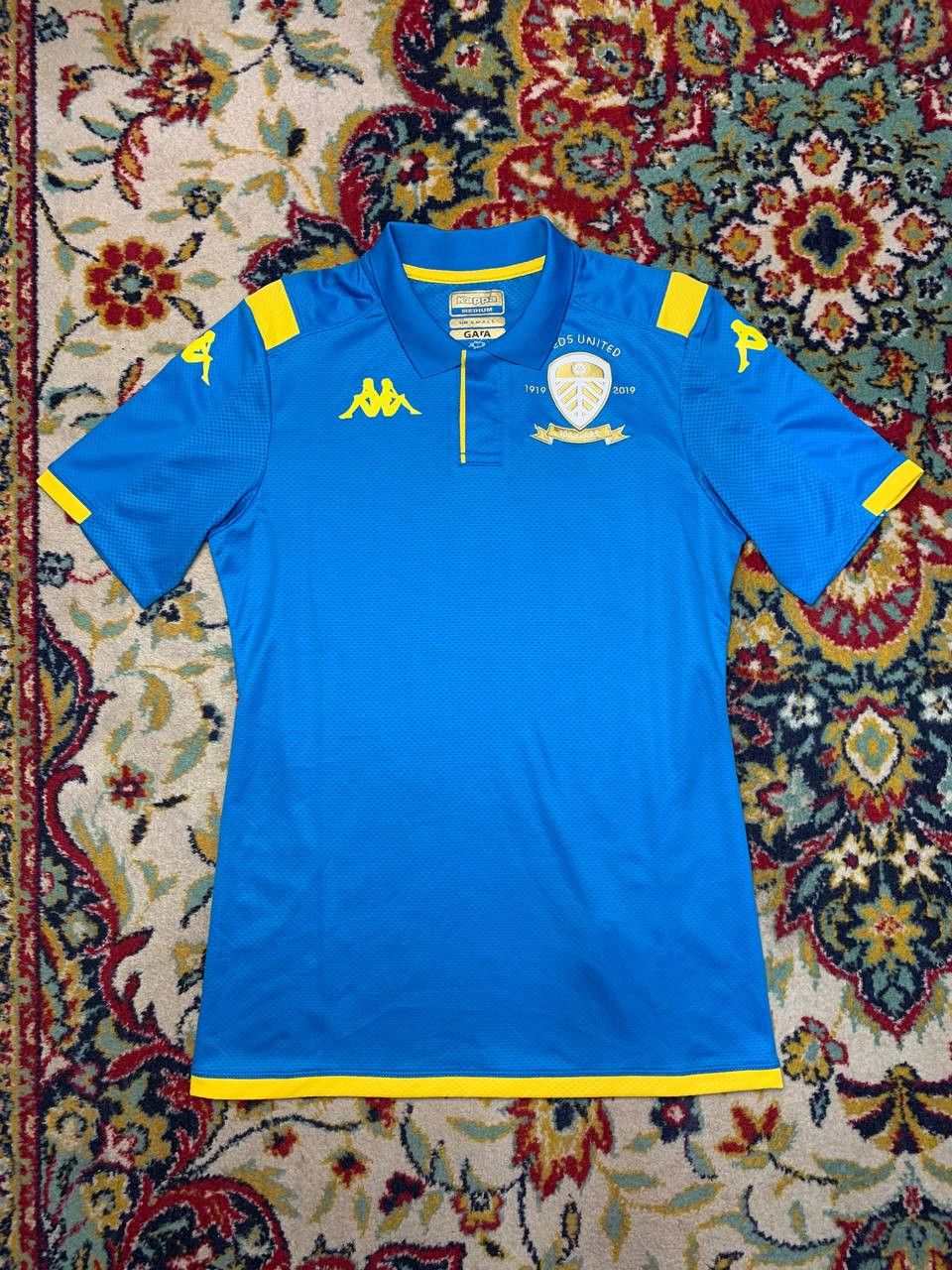 Kappa Kappa Leeds United Mens SS Away Shirt 2019/20 Size US S / EU 44-46 / 1 - 1 Thumbnail