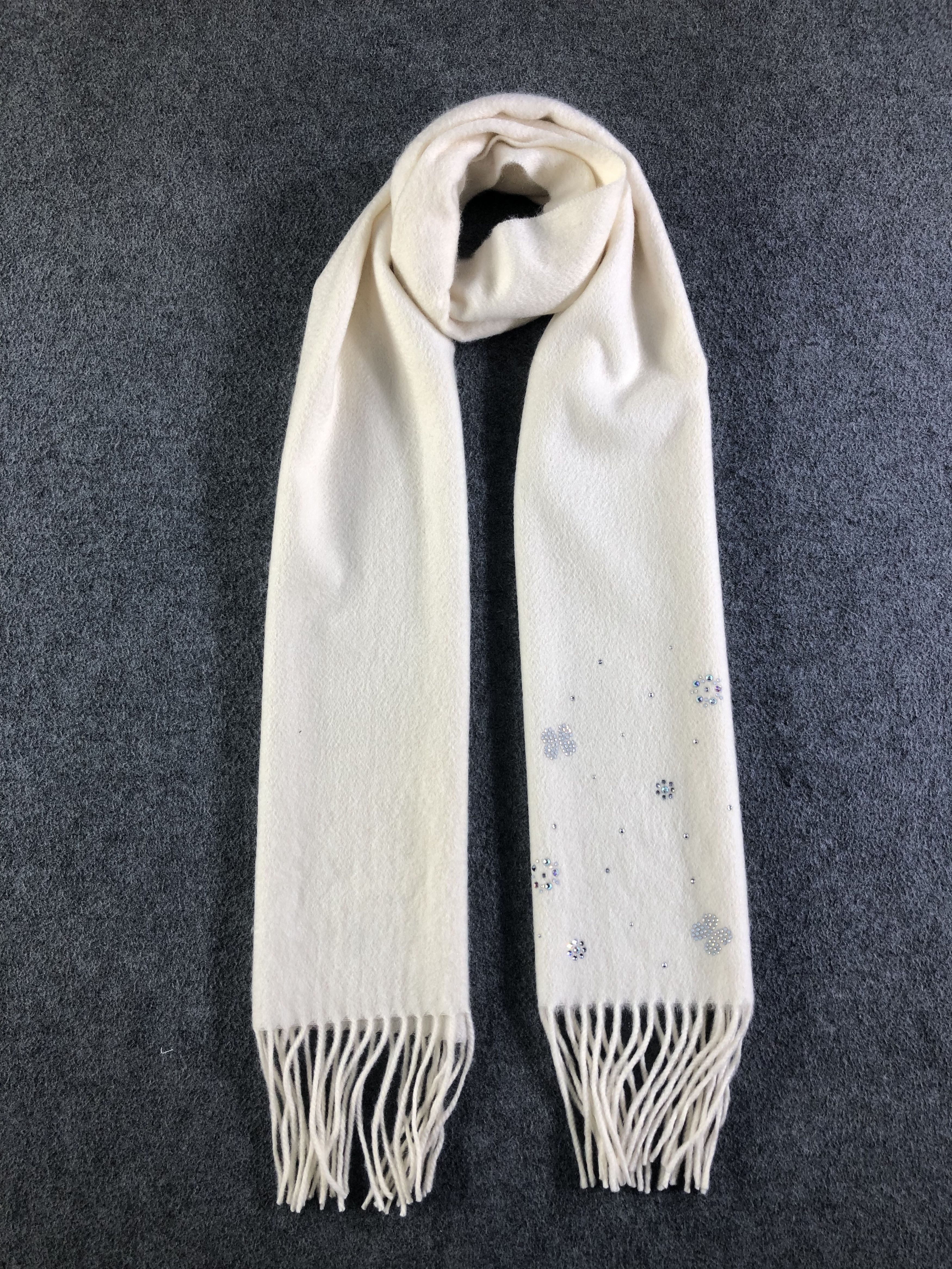 Furla × Vintage Furla Cashmere Scarf / Muffler / Neckwear SS1240 Size ONE SIZE - 1 Thumbnail