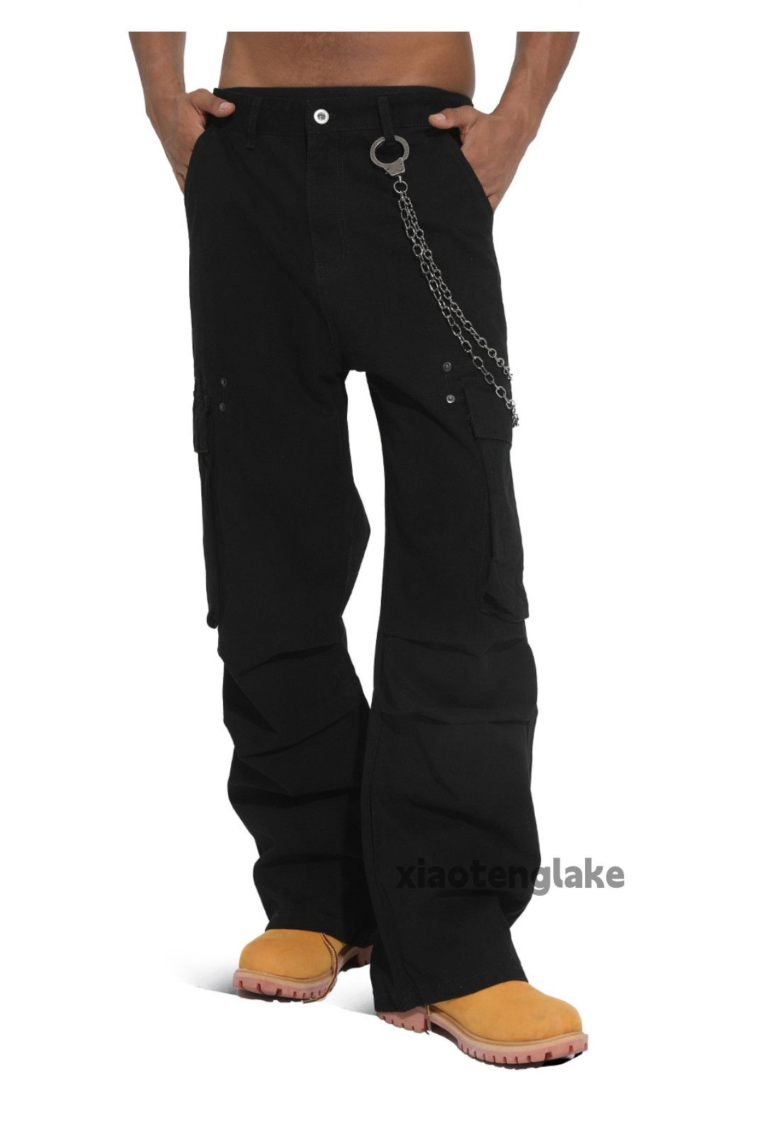 Vintage zx utility skate hiphop wide Leg cargo military pants Size US 32 / EU 48 - 5 Thumbnail