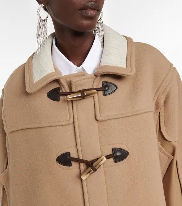 Maison Margiela o1y0625 Wool Coat in Camel Size XS / US 0-2 / IT 36-38 - 2 Thumbnail