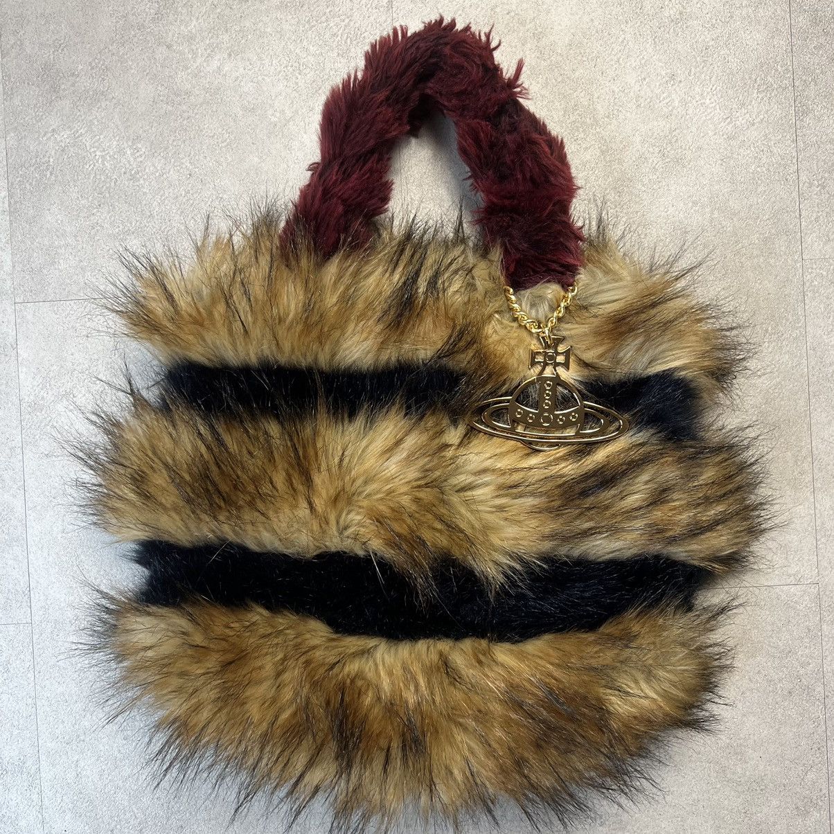 Vivienne Westwood Big Orb Brown Tote Vivienne Westwood Shoulder