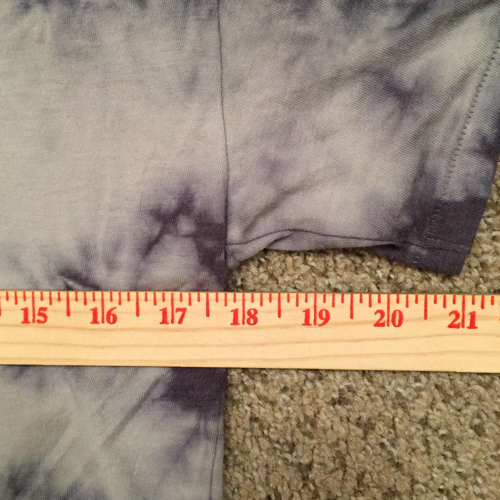 Victoria's Secret Victoria's Secret Shirt XS Purple Tie-Dye Short Sleeve Ladies VS PINK T-Shirt Multicolor V-Neck Casual Females Size XS / US 0-2 / IT 36-38 - 7 Thumbnail