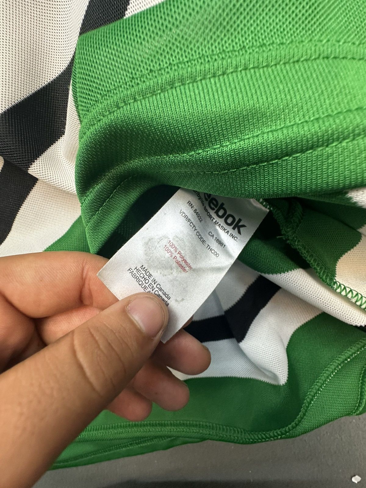 Reebok Reebok North Dakota jersey green XXL Ritz very good Size US XXL / EU 58 / 5 - 7 Thumbnail
