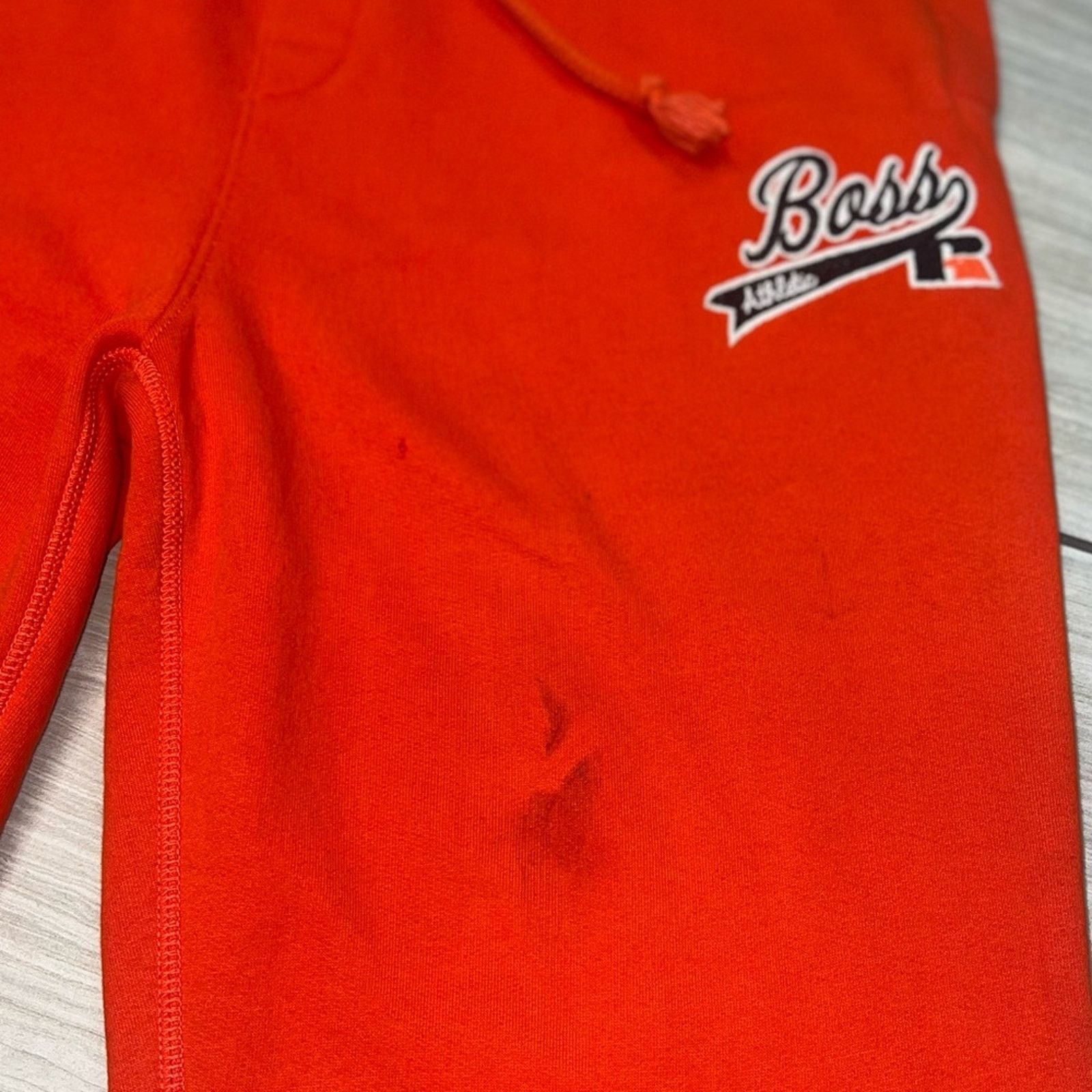 Russell Athletic Boss x Russell Athletic Orange Embroidered Joggers Size US 32 / EU 48 - 5 Thumbnail