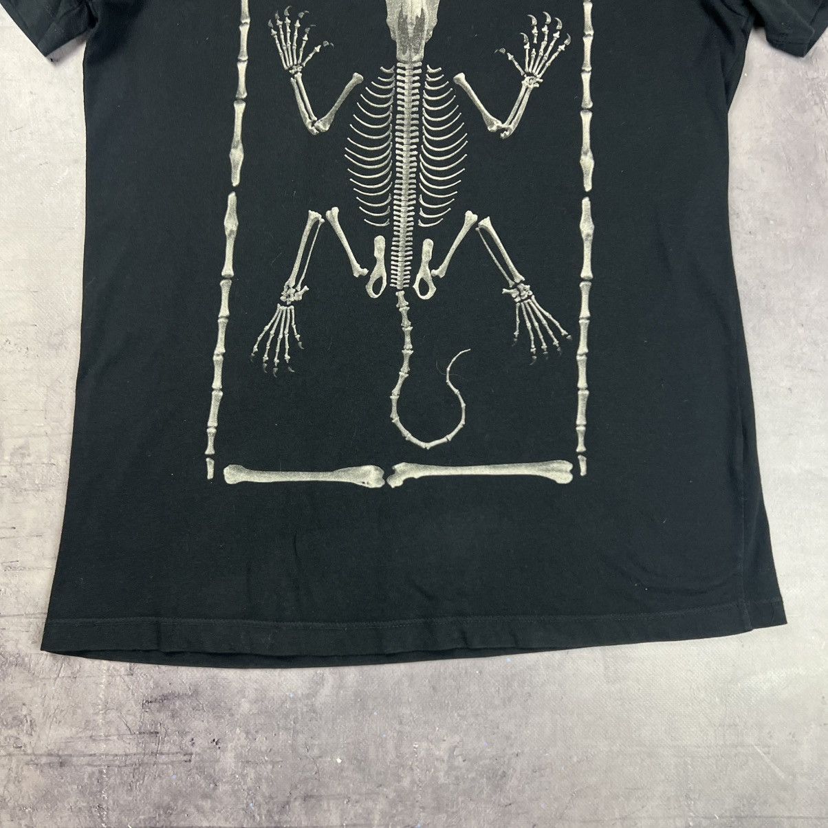 Designer Rare! Diesel Skeleton Skull Big Logo Tee Y2K Size US M / EU 48-50 / 2 - 9 Thumbnail