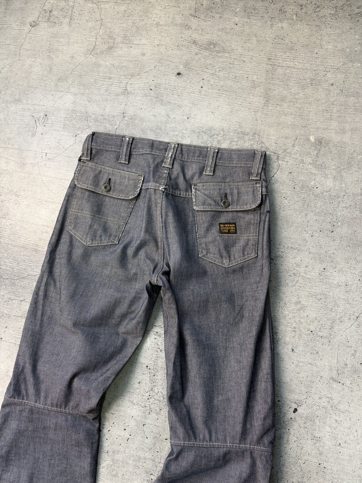 G-Star Rare Vintage G-Star Raw Denim Jeans Avant-Garde Y2K Size US 33 - 2 Thumbnail